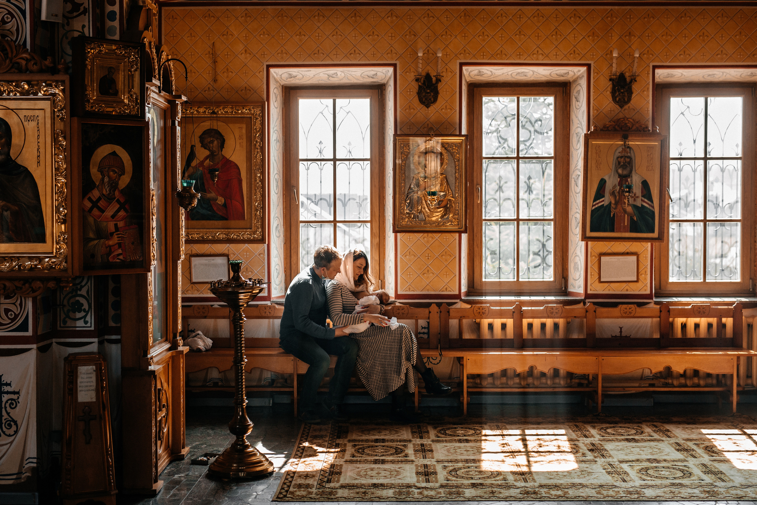 Крещение Аксиньи. Семейный фотограф в Минске Саша Павлюк