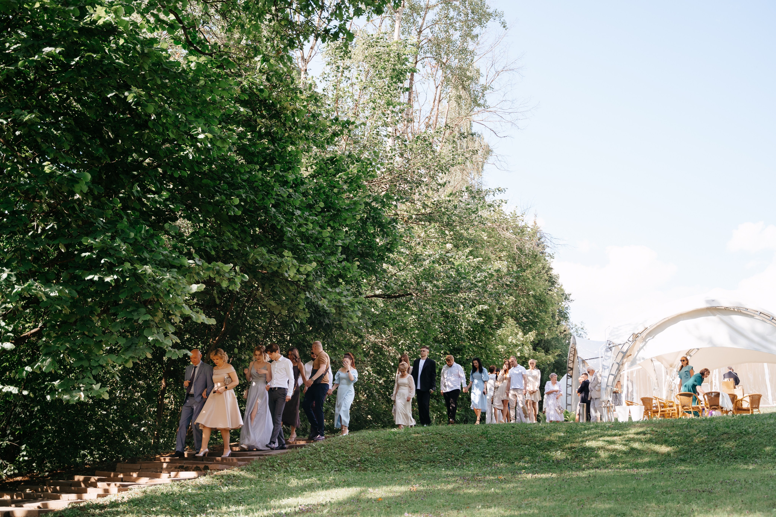 Свадьба загородом в Москве