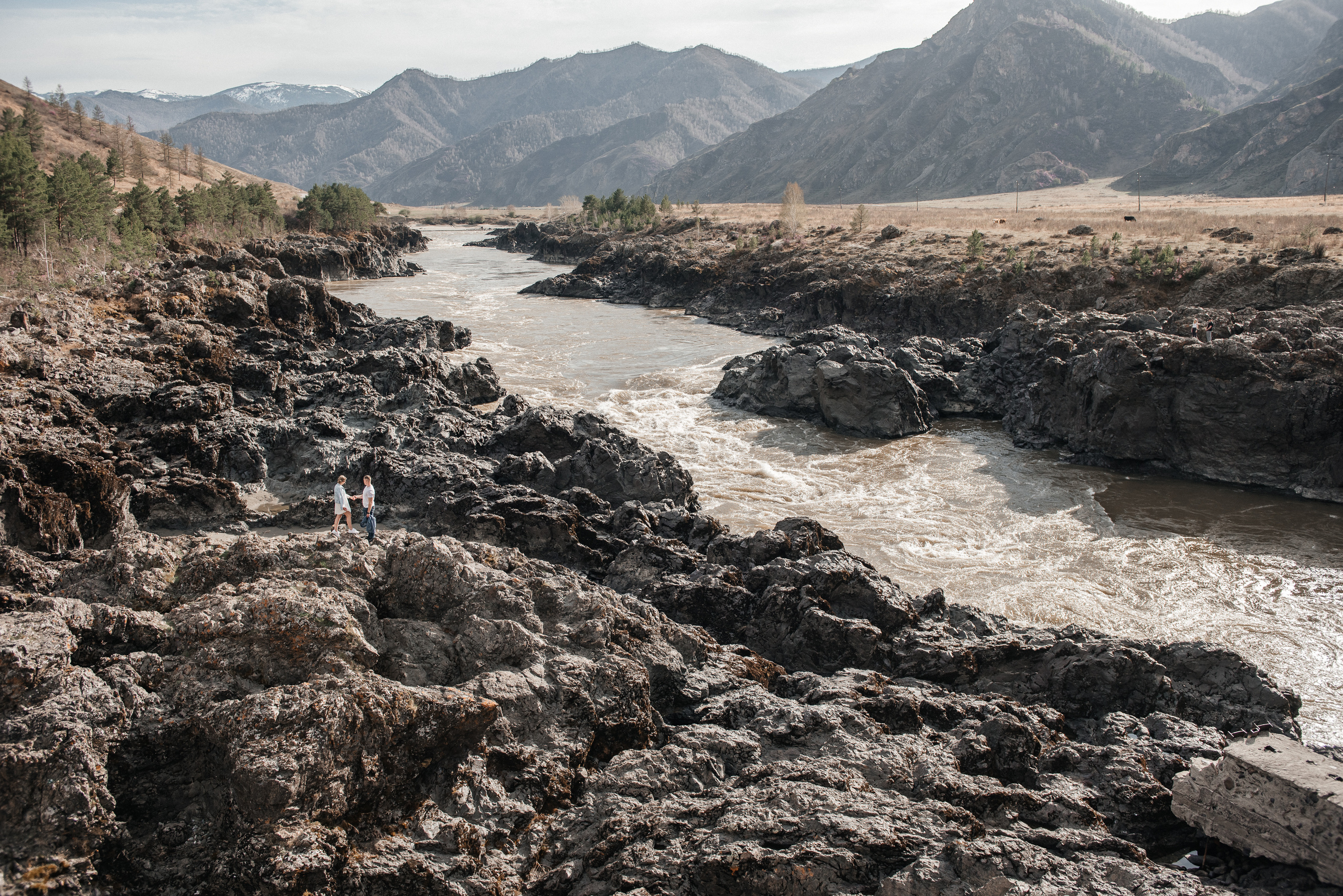 Любовь в горах. Свадебная  съемка на Алтае