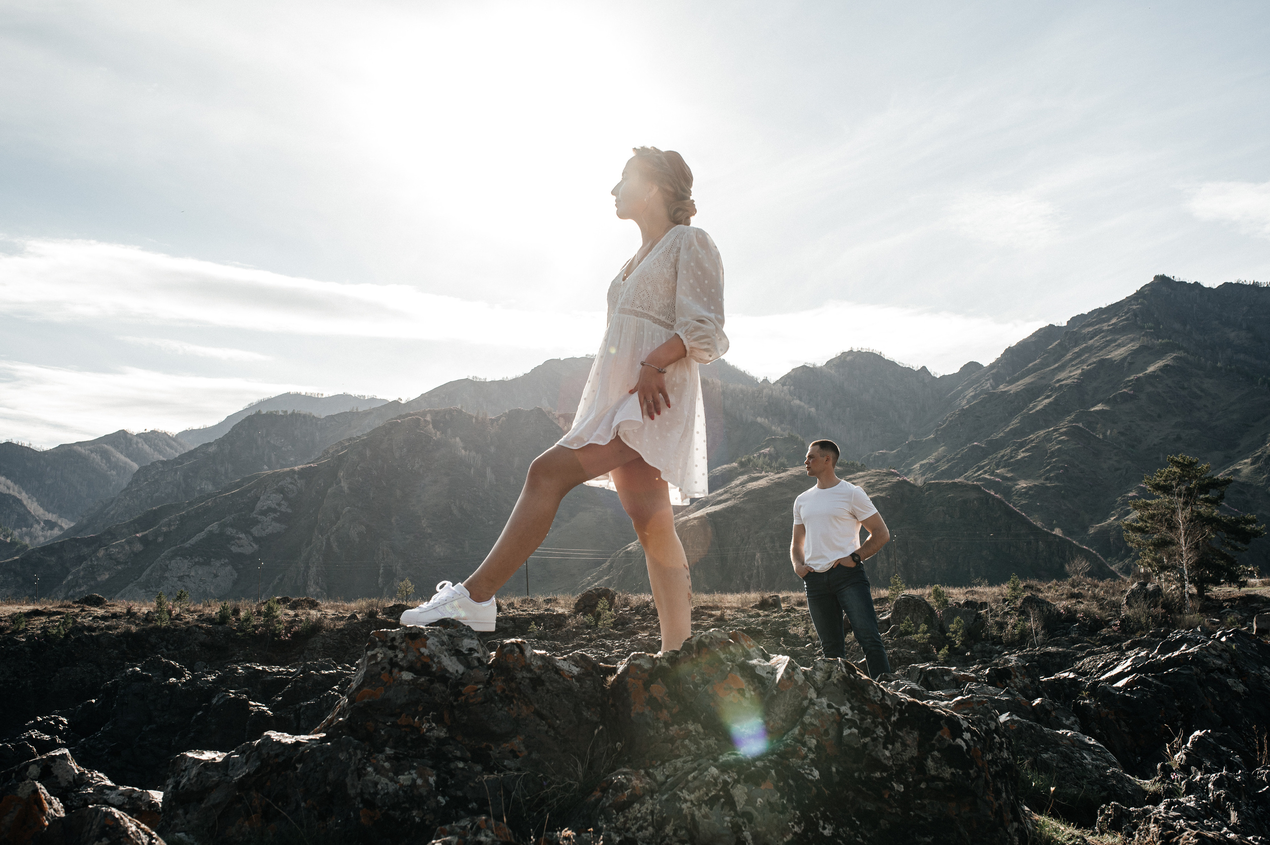 Любовь в горах. Свадебная  съемка на Алтае