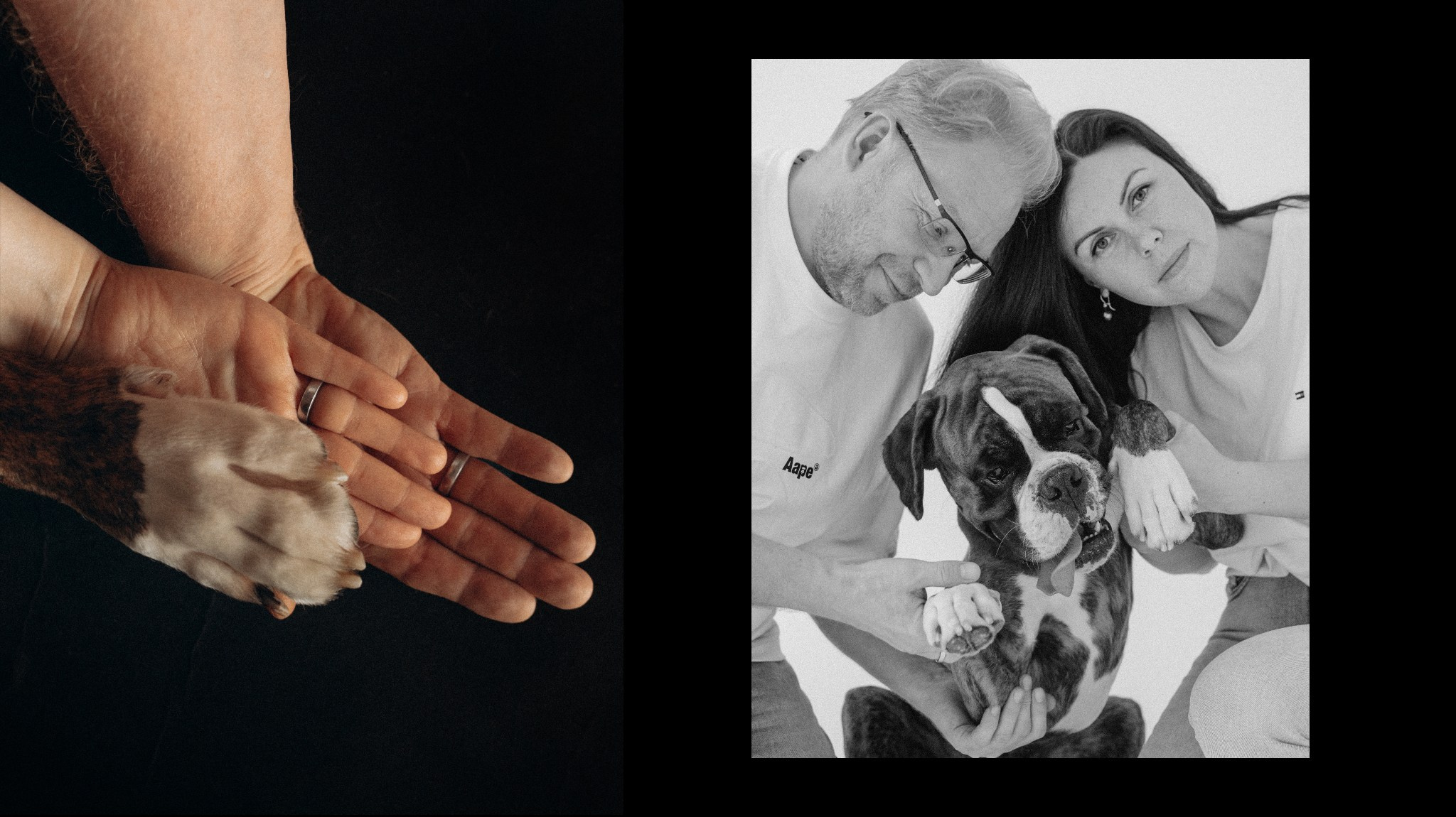 Анна, Максим и Марсель. Фотограф анималист в Москве и Санкт-Петербурге Свиридова Анна