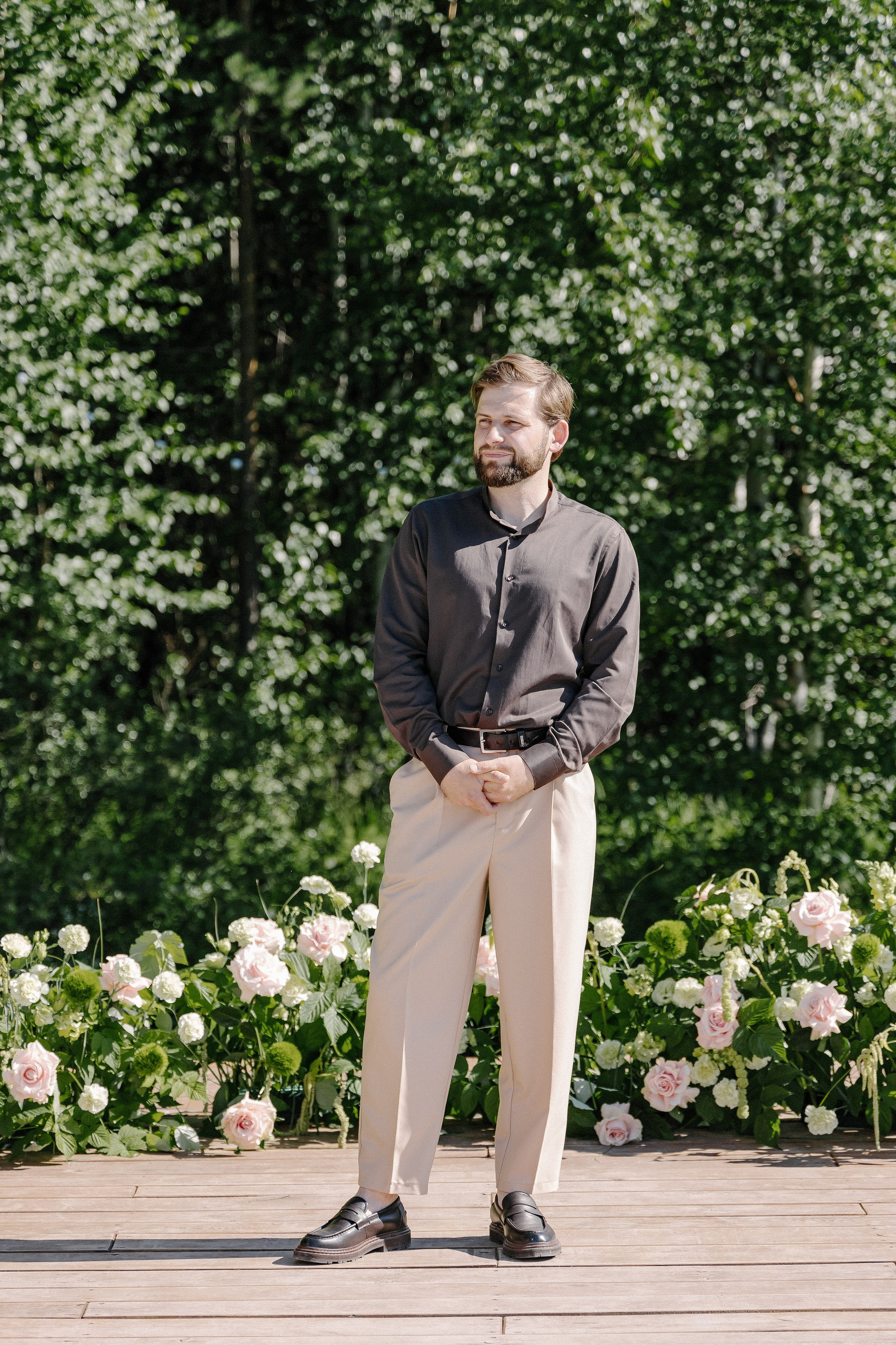 Плюс тридцать градусов на лужайке. Фотограф Андрей Куськало