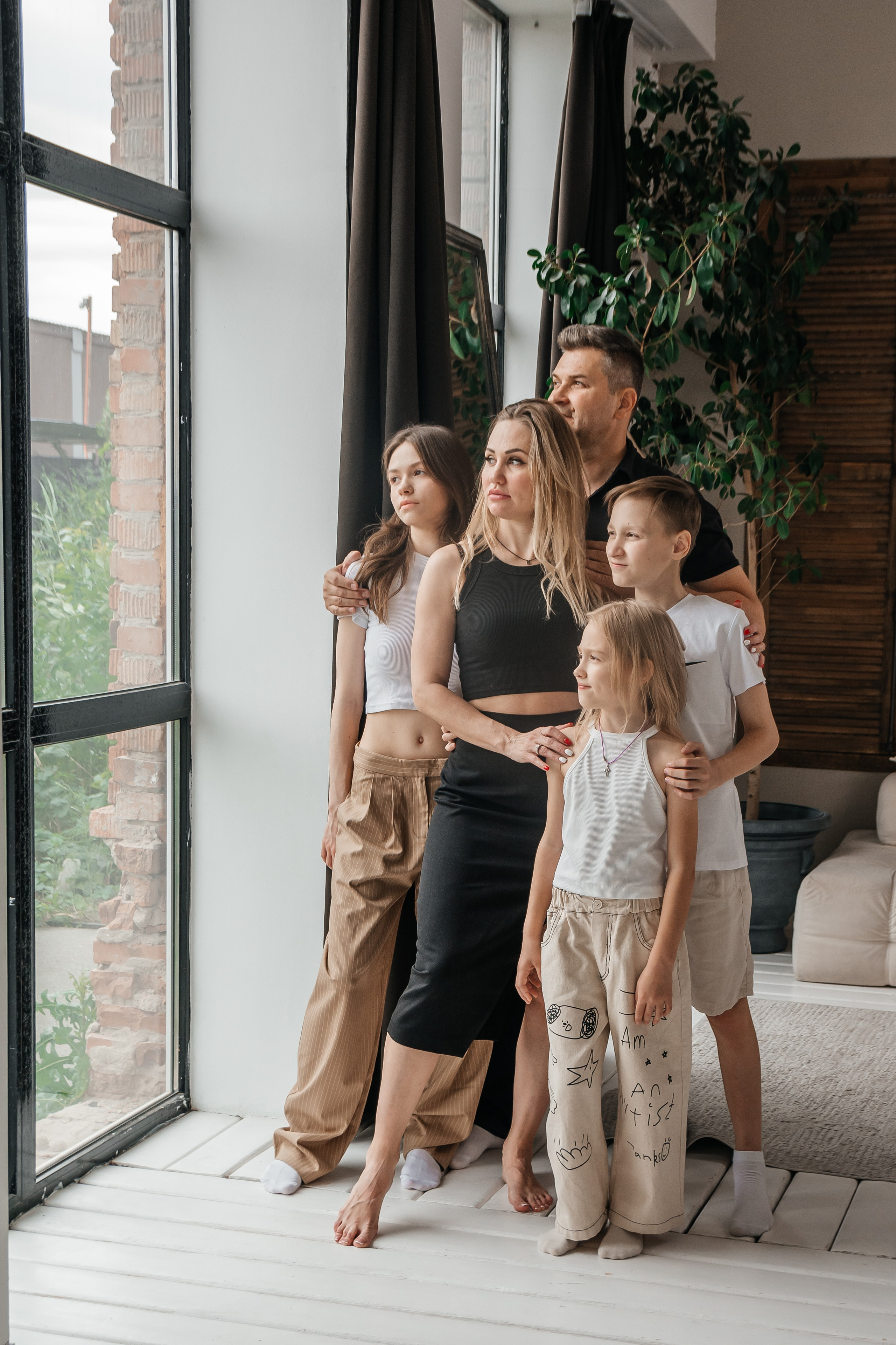 Семейная минималистичная фотосессия. Семейный и детский фотограф Кущ Наташа