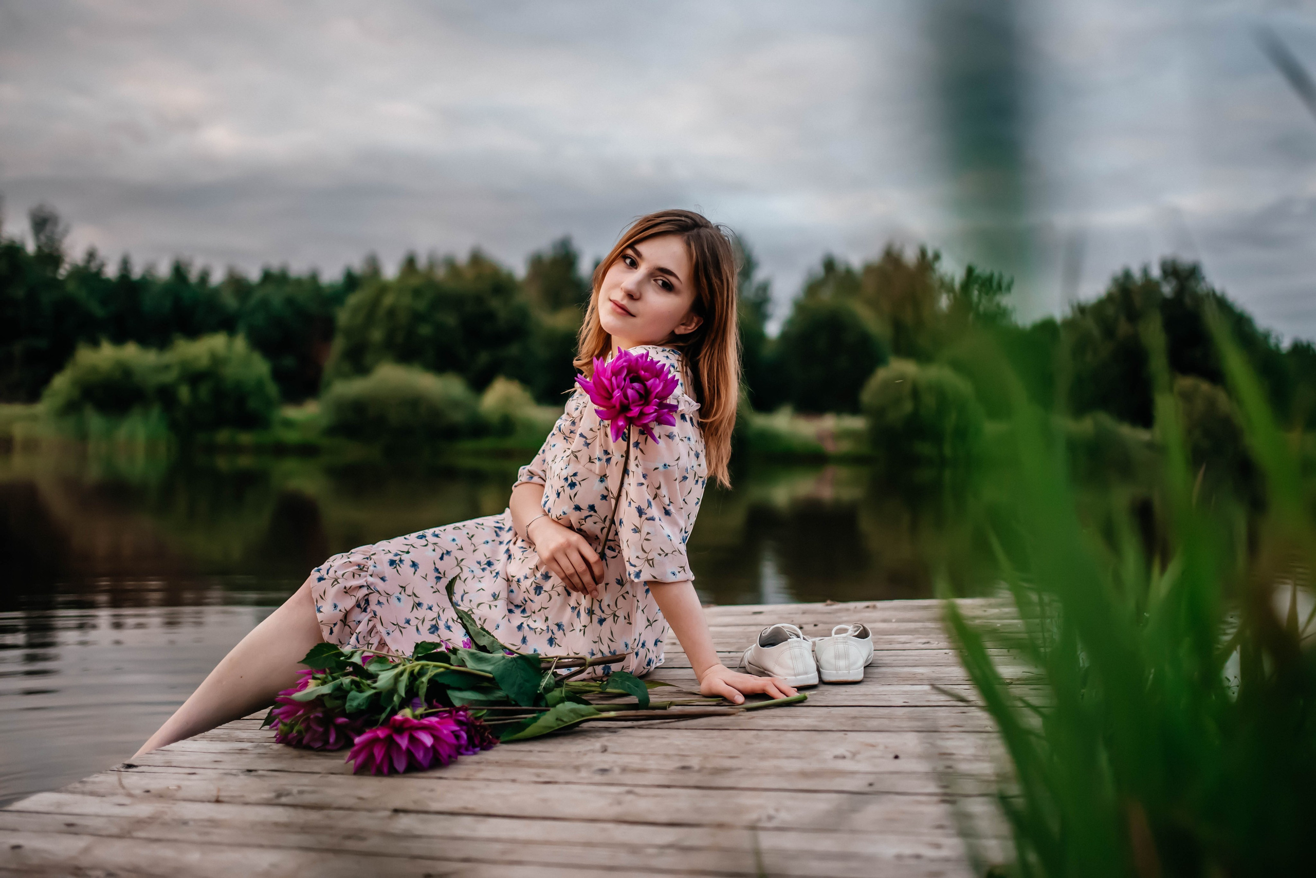 Маша, лето, закат. Главная