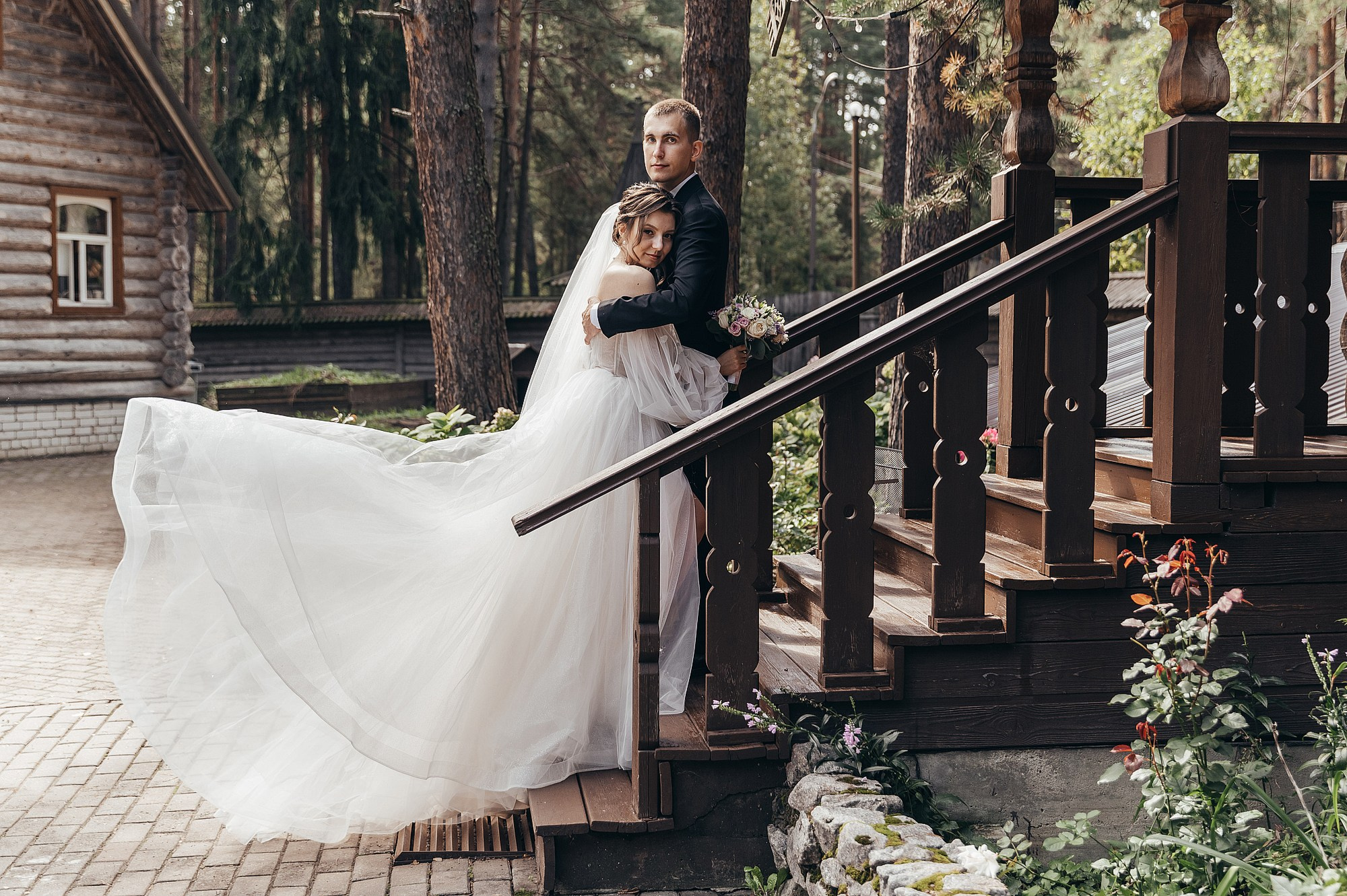 нежные свадебные фото