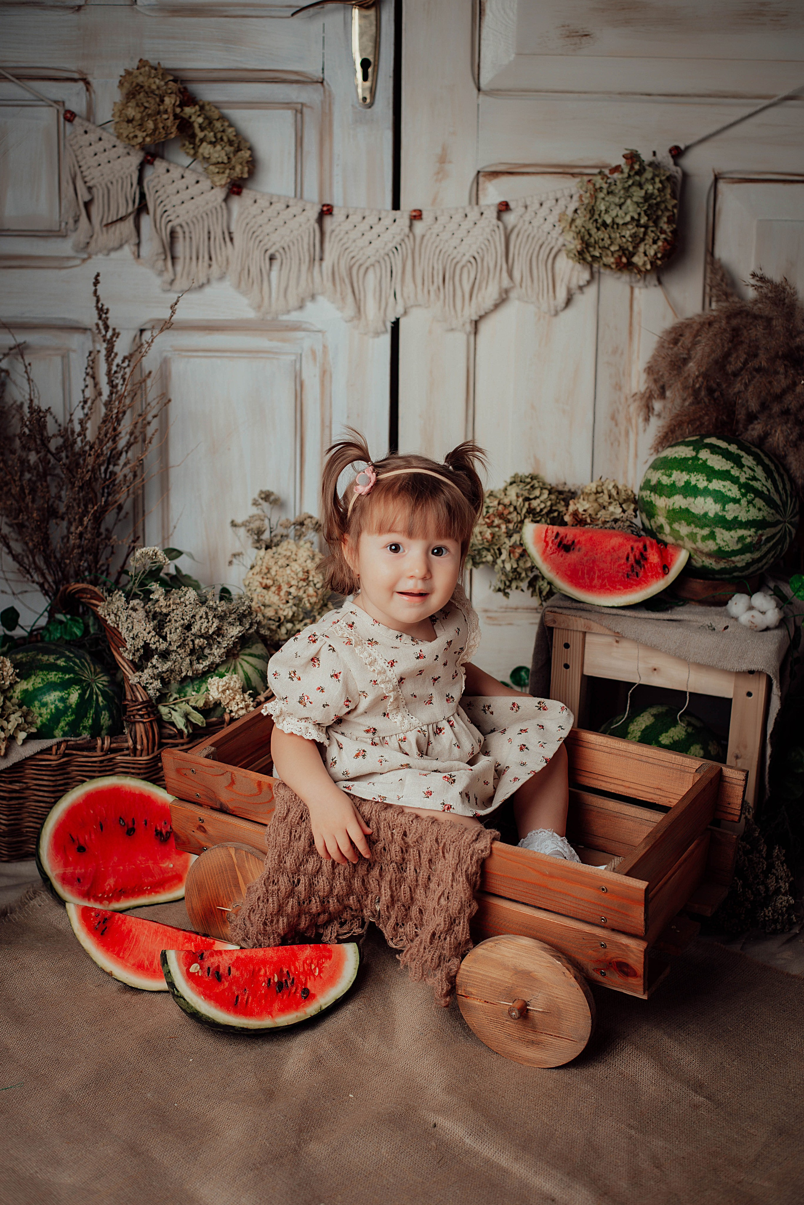 Арбузный фотопроект. Семейный и детский фотограф новорожденных Ульяновск