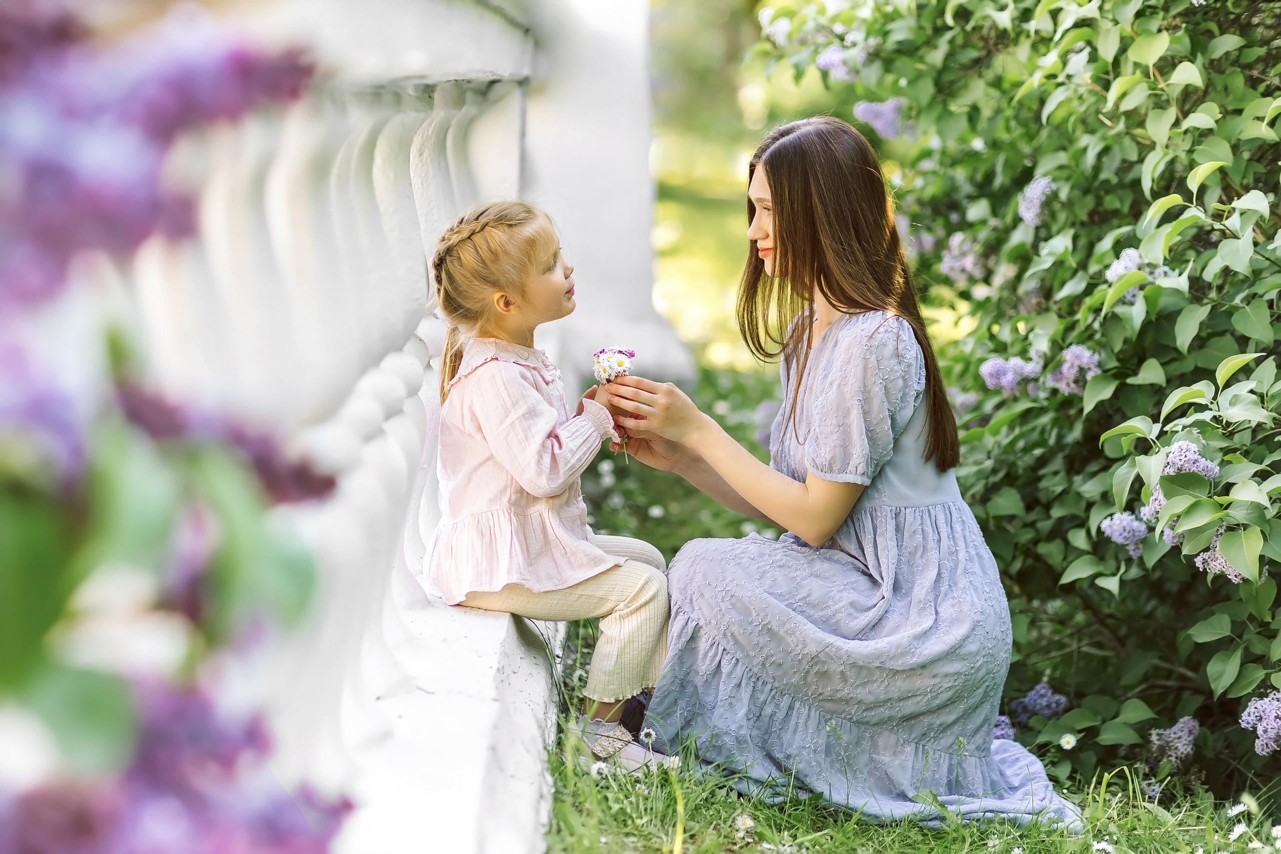 Мама и дочь. Портретный и семейный фотограф в Минске