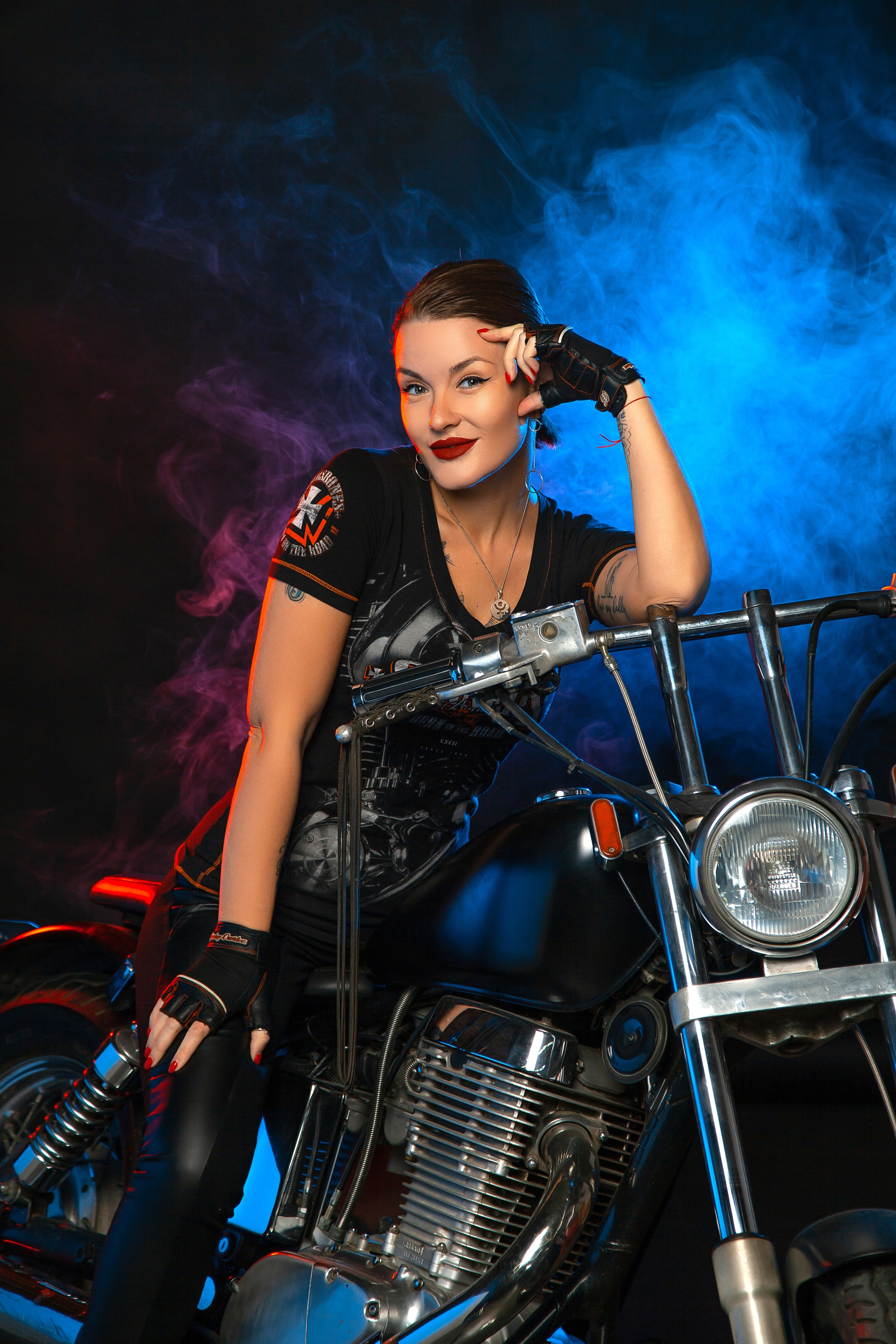 Мото-дым. Фотограф Мария Кольцова