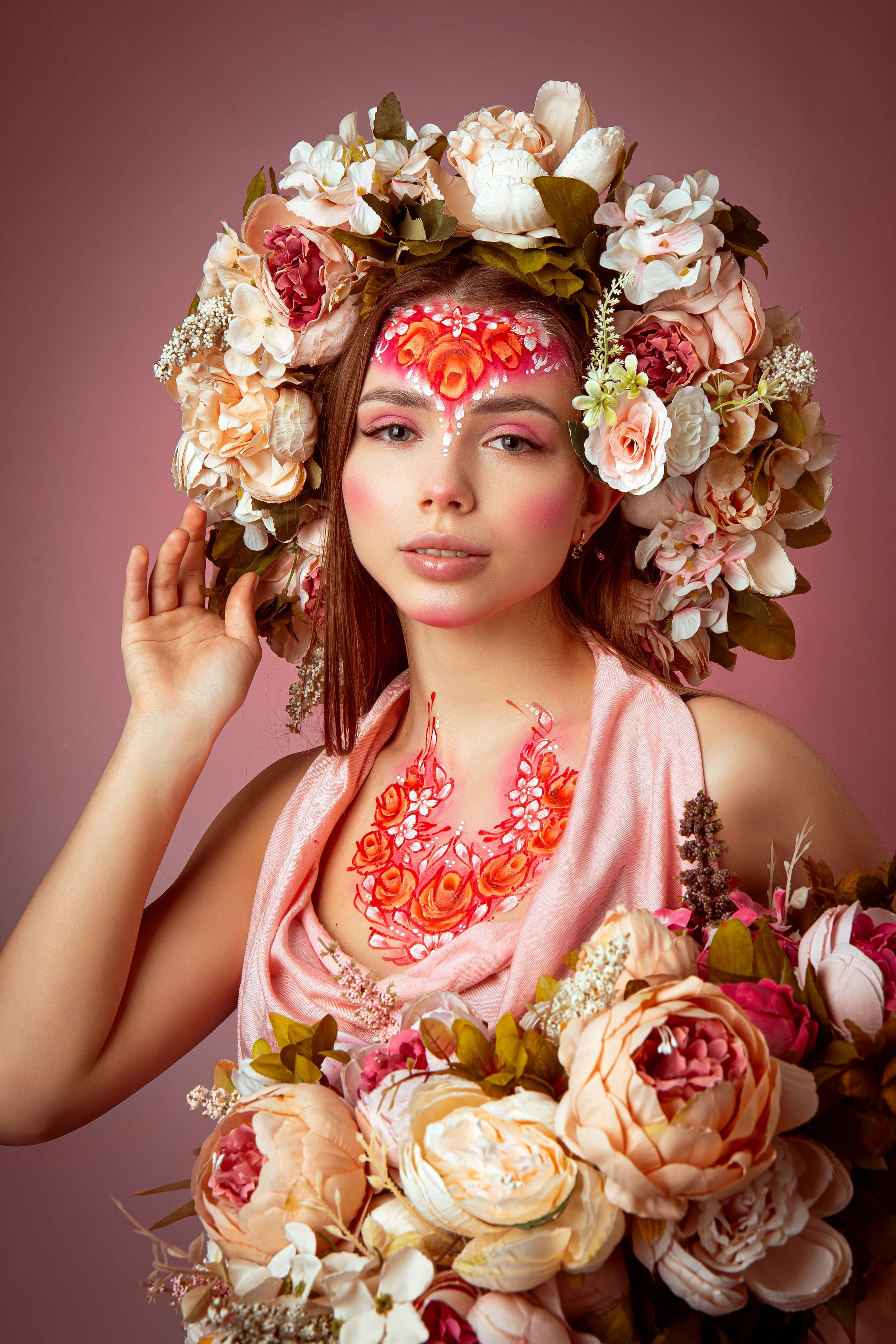 В цветах. Фотограф Мария Кольцова