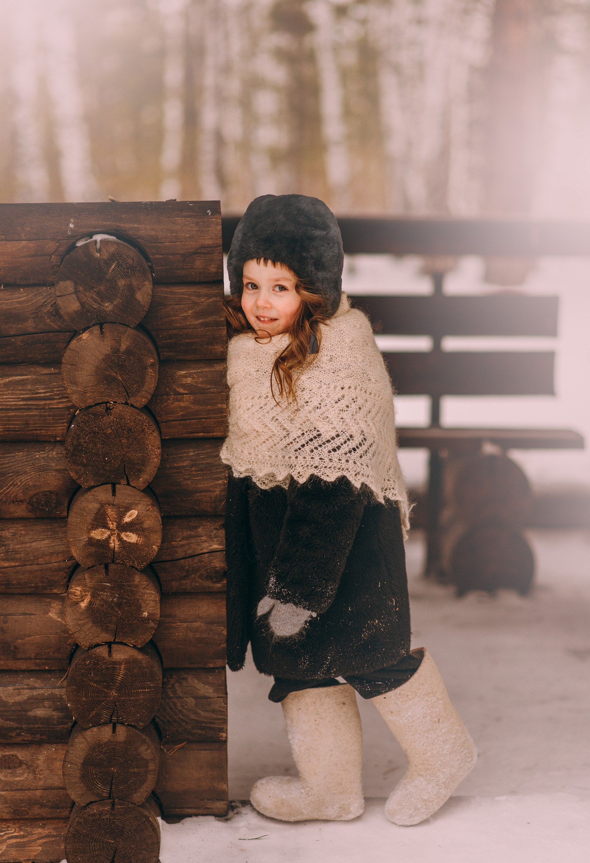 Лаки парк зима ретро. Фотограф в Болгарии. Фотограф в Созополе