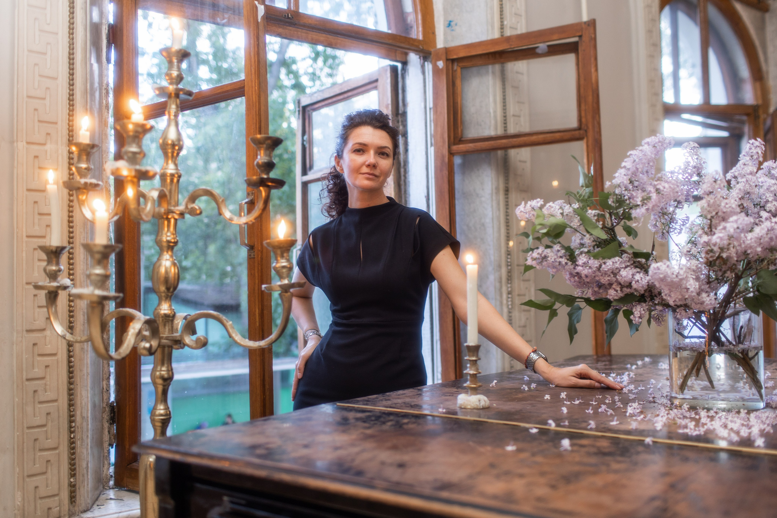 Кинопоказ в особняке. Фотограф в Москве Десятова Ксения