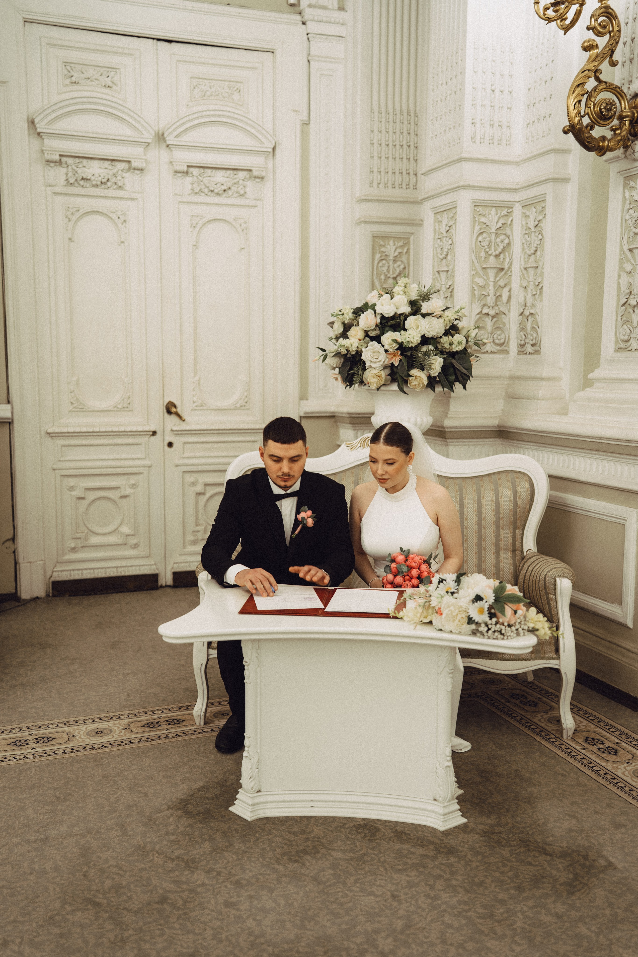 СВАДЕБНАЯ СЬЕМКА В ПЕВОМ ДВОРЦЕ БРАКОСОЧЕТАНИЯ. Профессиональный фотограф, Санкт-Петербург — Виктория Богомолова
