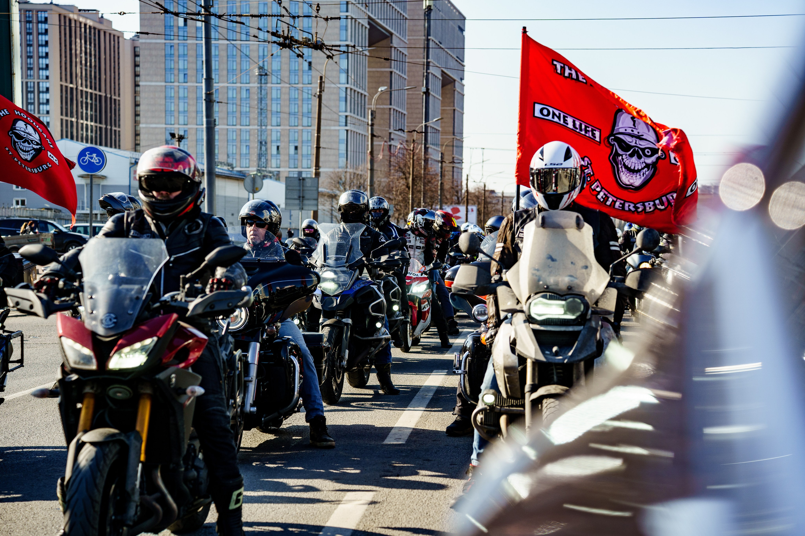 Прохват мотоклуба Norman Riders ч.1. Концертный и репортажный фотограф в Санкт-Петербурге Слава Пахомов