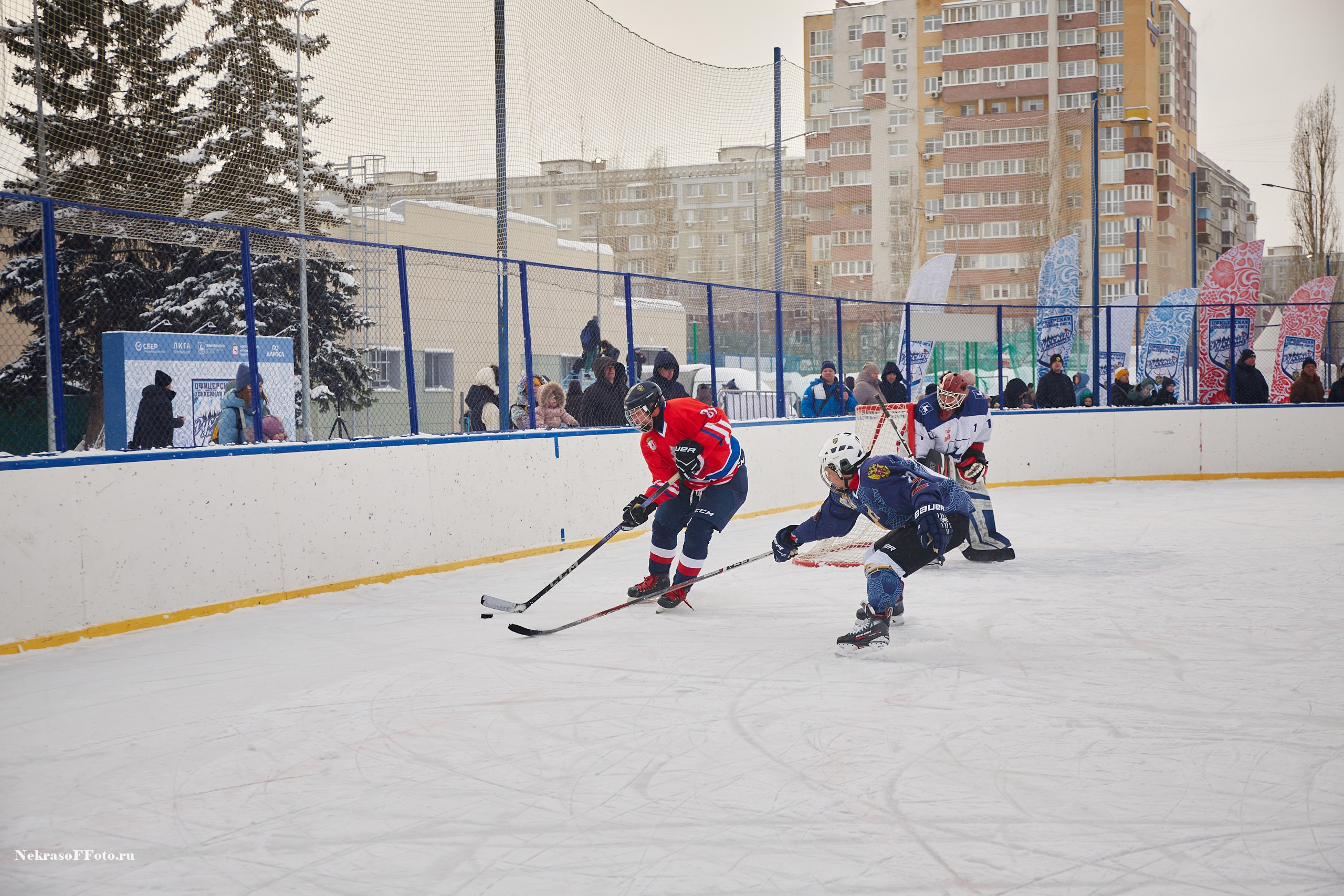 Турнир по хоккею «Русская классика» в рамках Офицерской хоккейной лиги. Спортивный фотограф Некрасов Денис