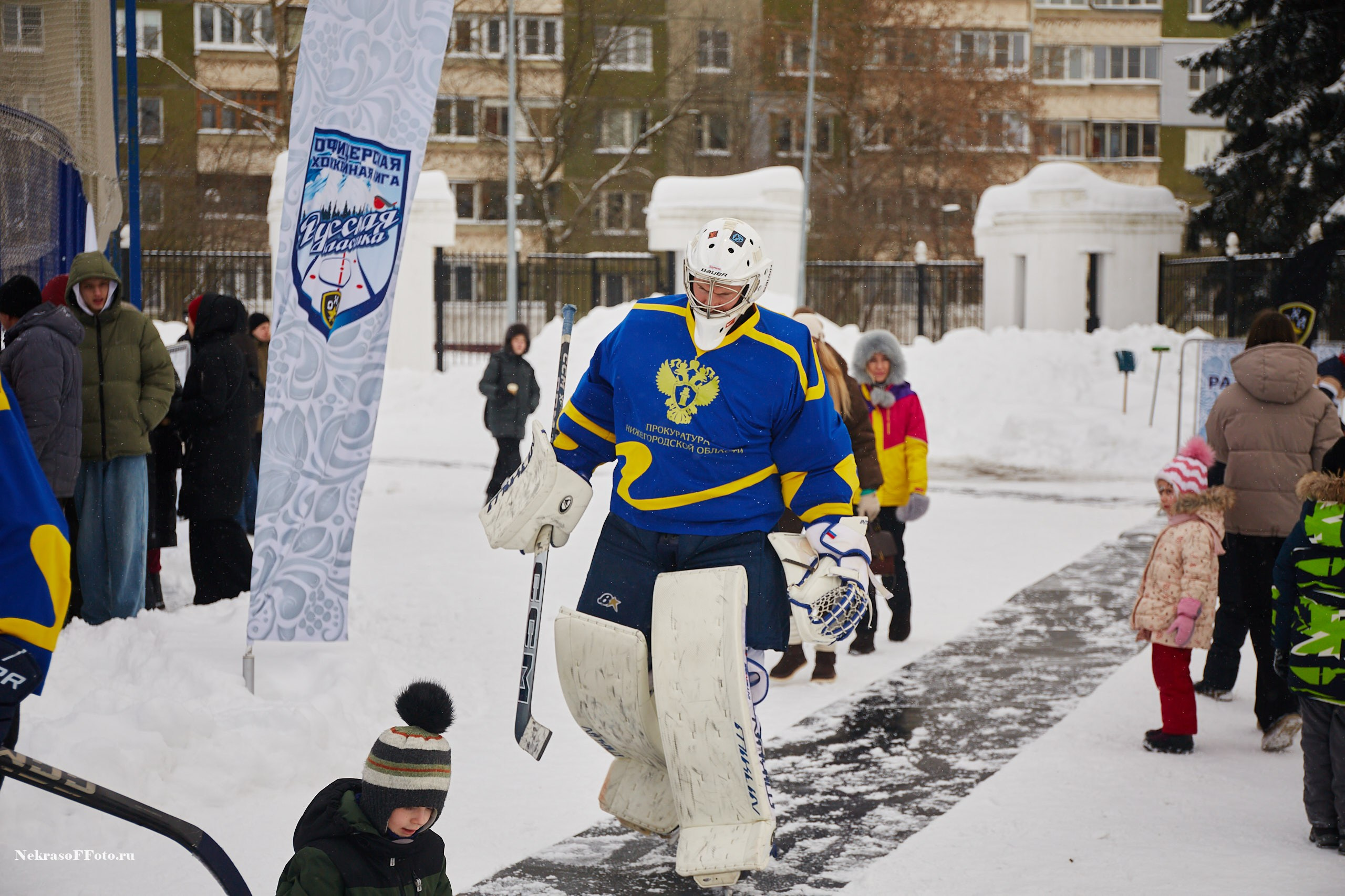 Турнир по хоккею «Русская классика» в рамках Офицерской хоккейной лиги. Спортивный фотограф Некрасов Денис