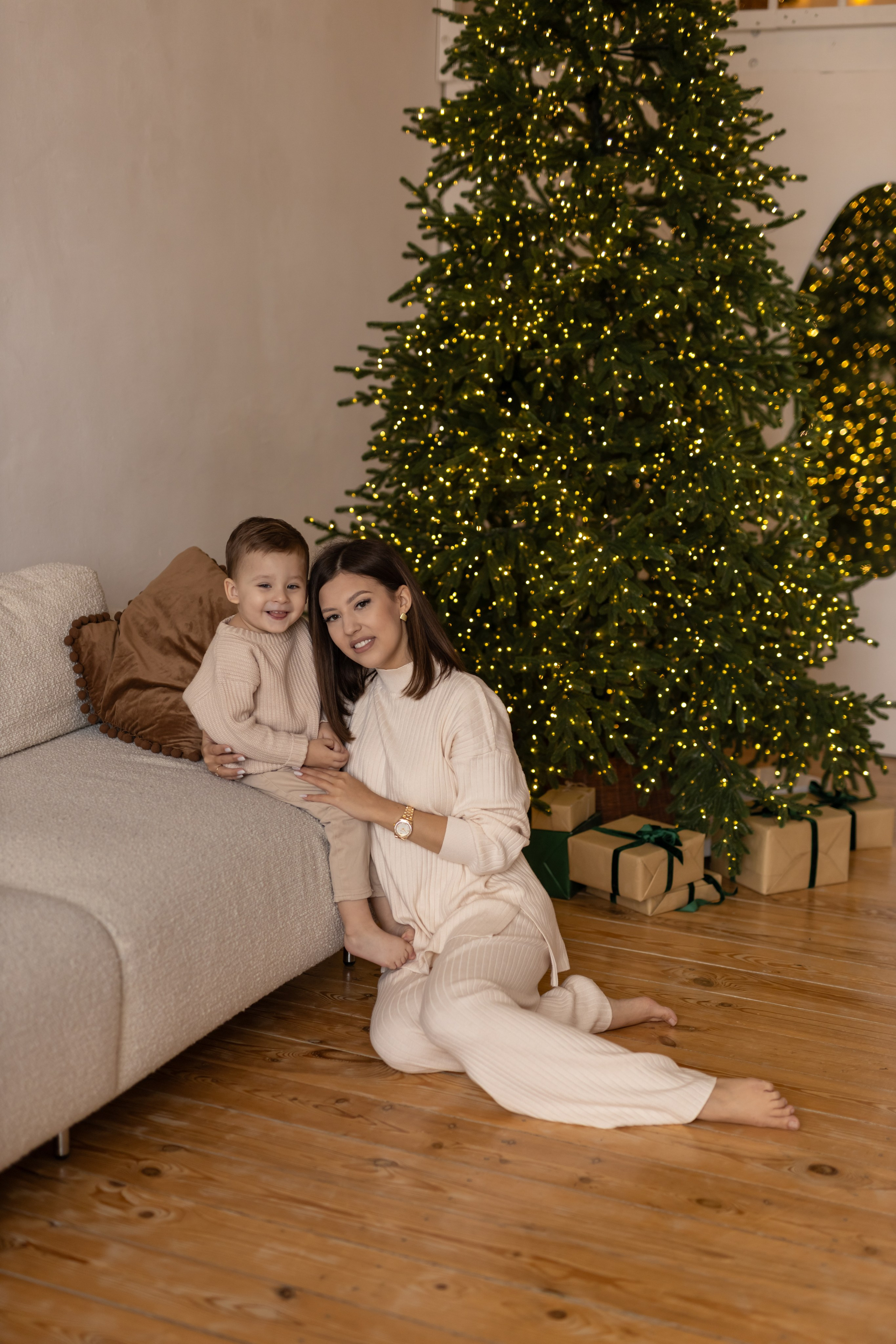 Папа, мама и сынок (студийная). Семейный и детский фотограф в Краснодаре Элона Литвинова