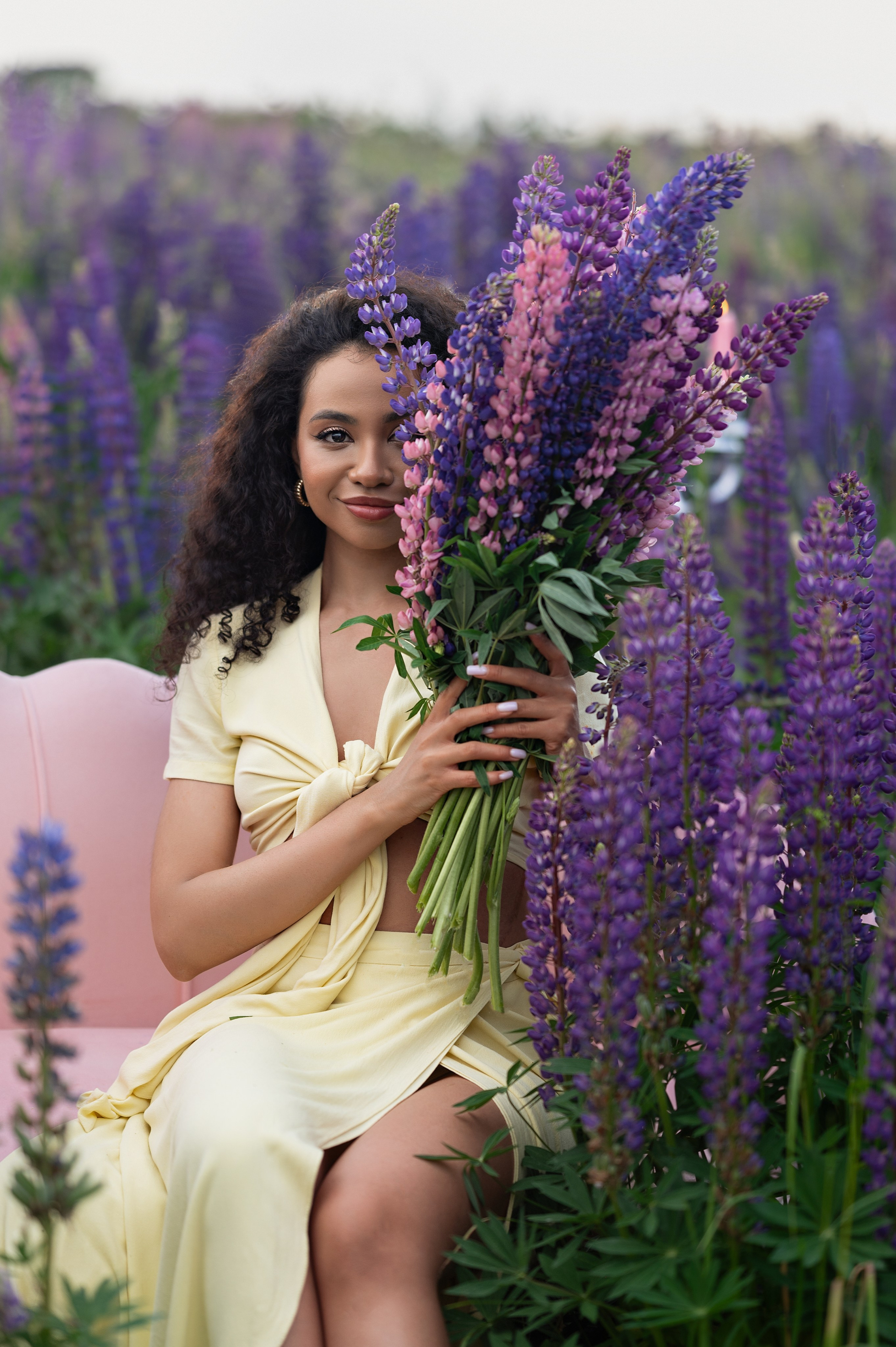 Люпиновое поле. Детский и семейный фотограф г. Москва Оксана Катаджи