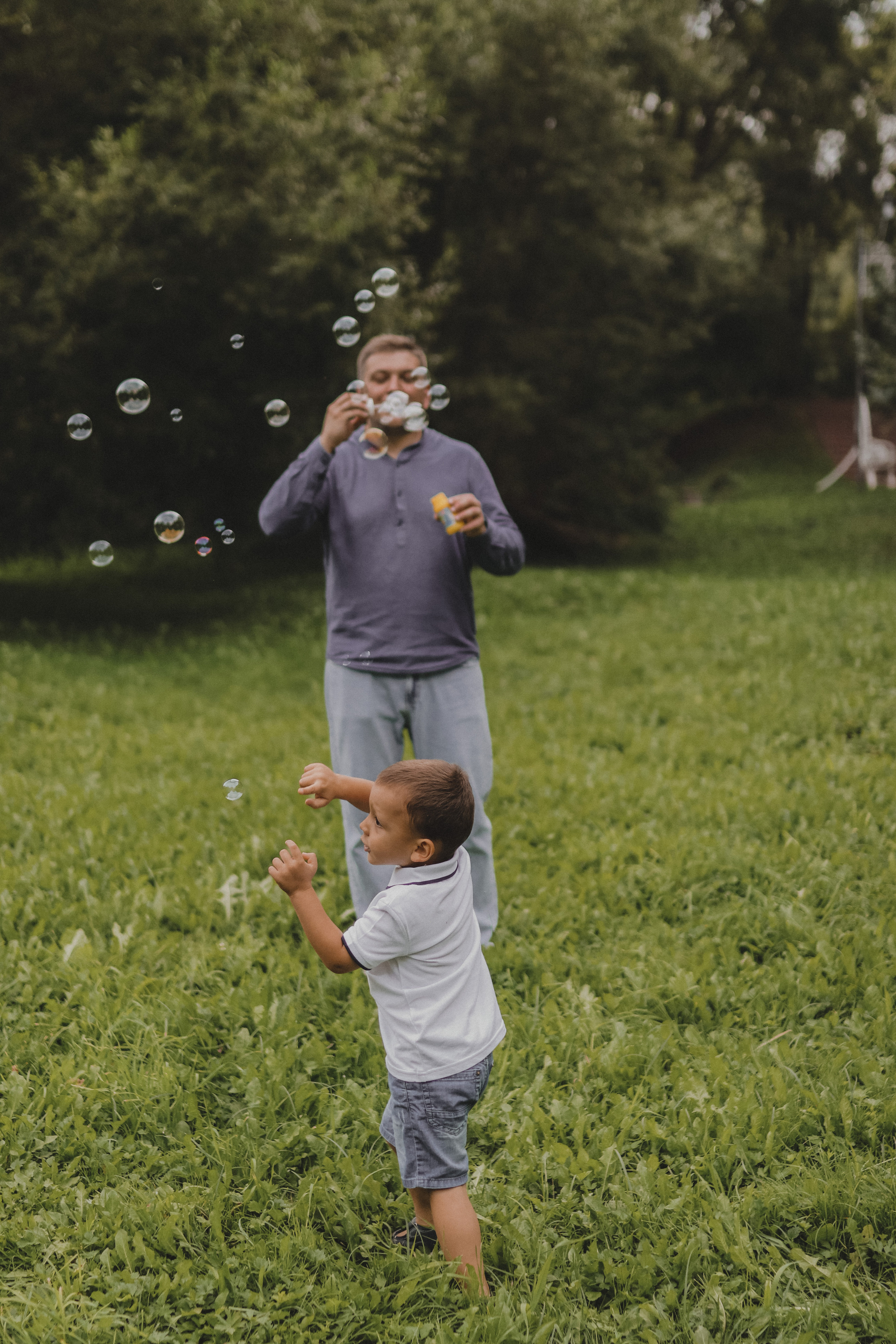 Июнь. Семья. Мыльные пузыри. Оксана Чистова свадебный фотограф | Москва и Питер