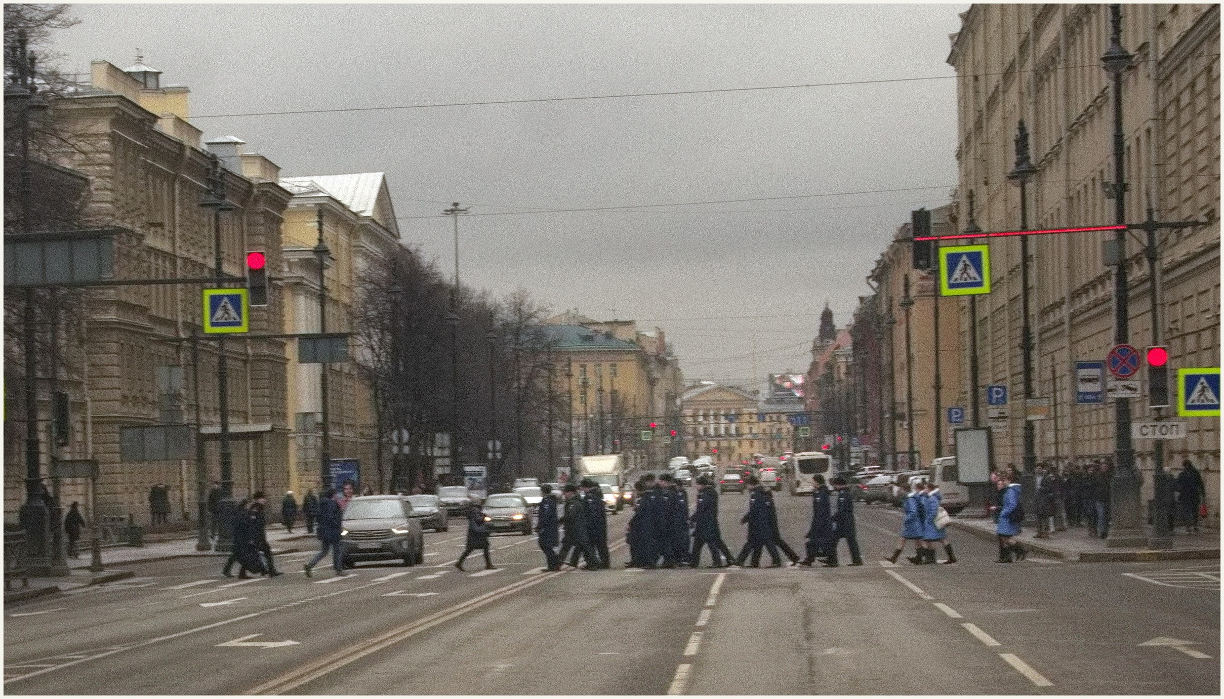 Санкт-Петербург из окна трамвая. Вадим Шейдин