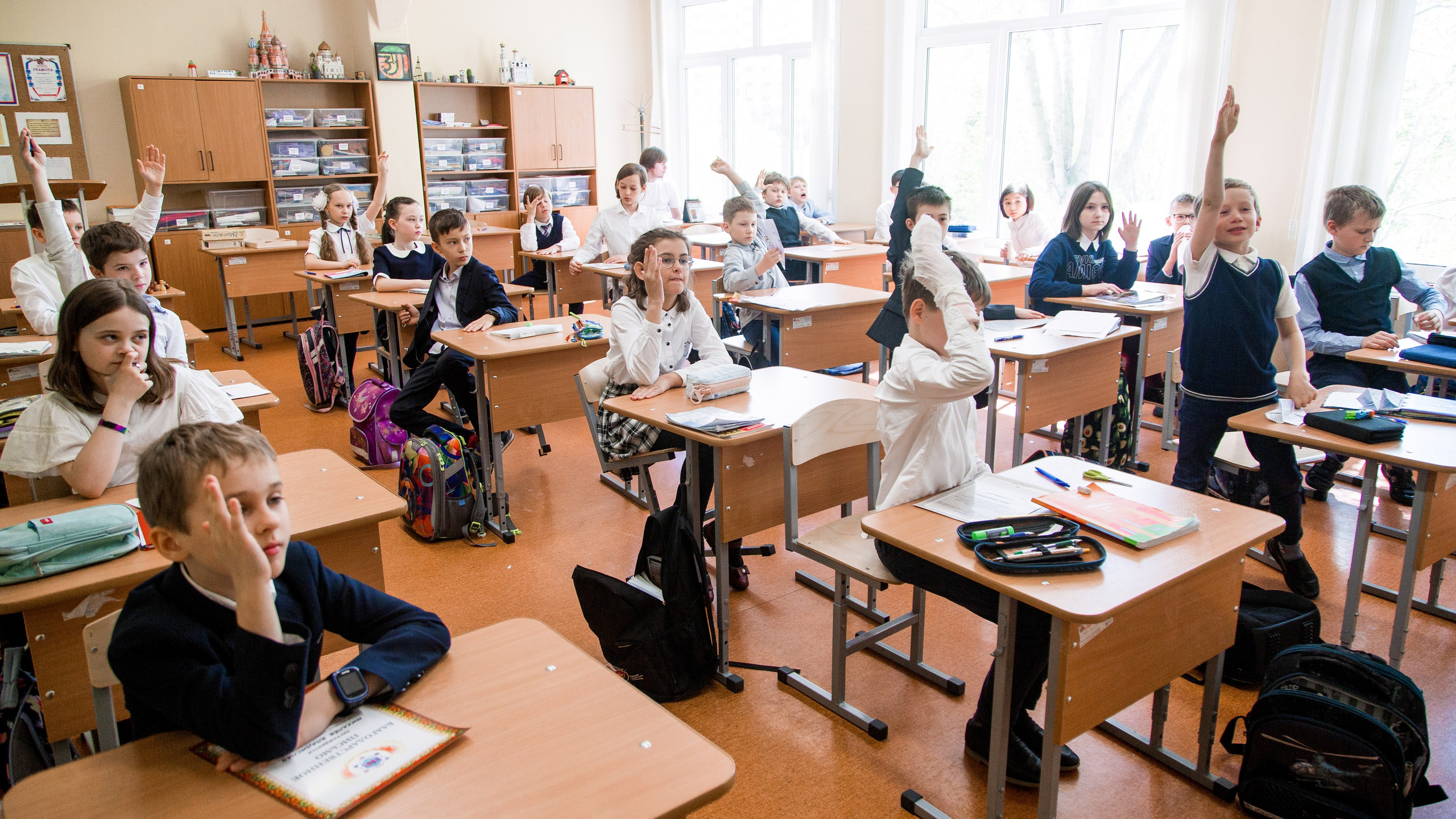 Школьная фотосъемка 3 класса. Репортажный фотограф Борис Геер