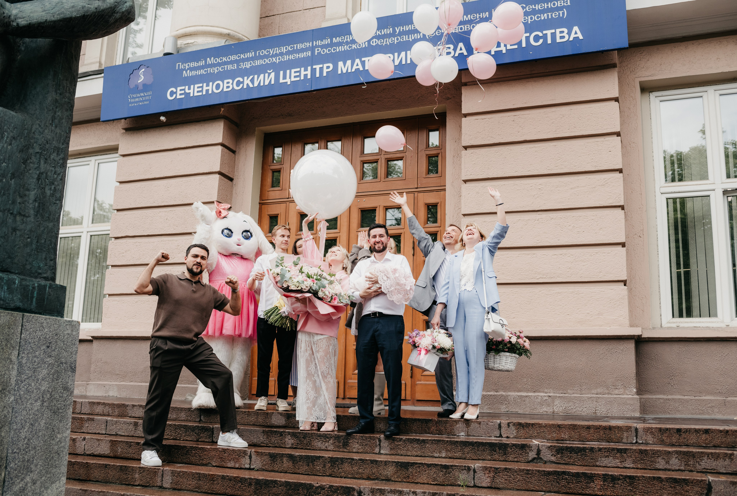 Выписка Мии. Фотограф на выписку из роддома в Москве и МО