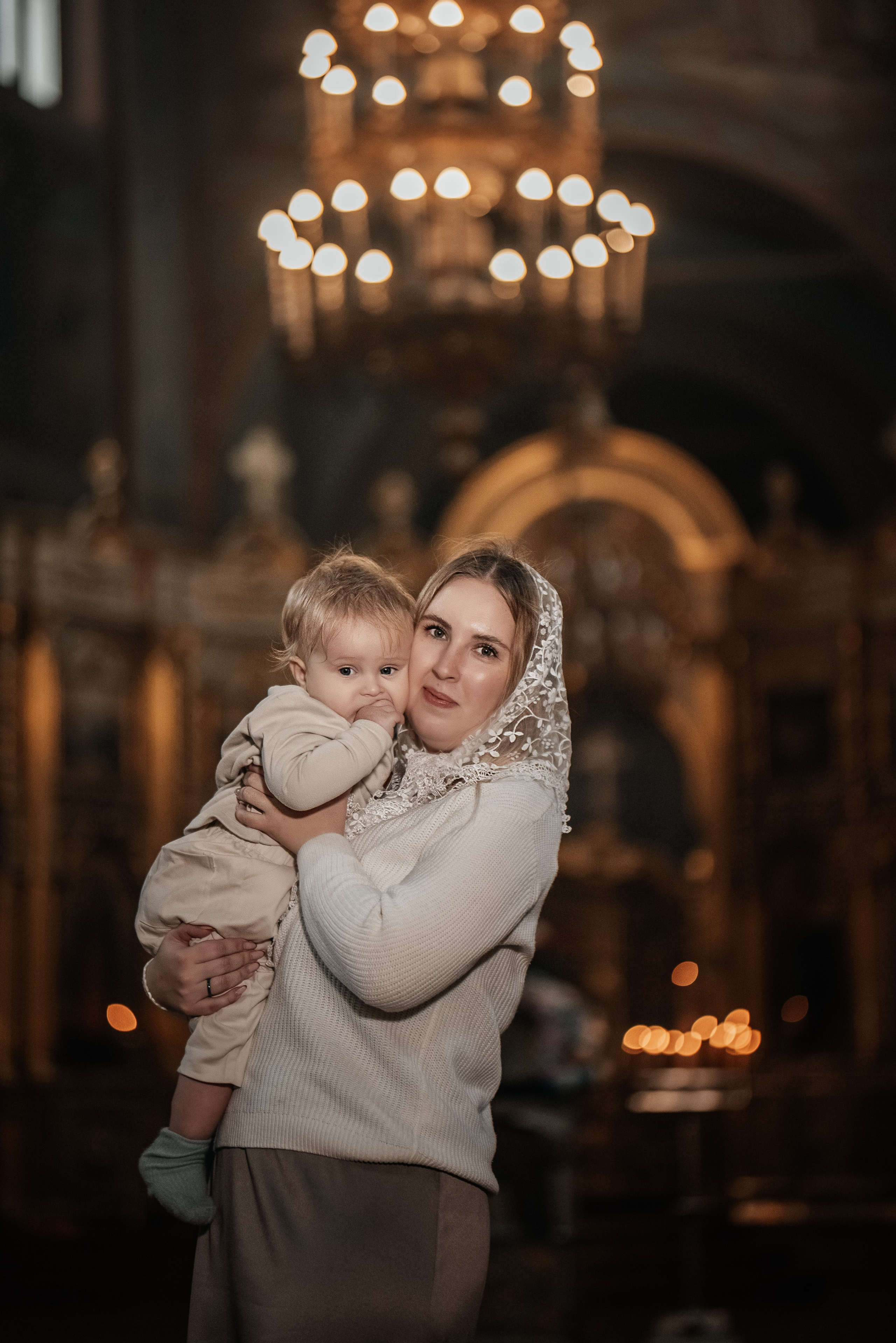 Крещение Михаила //// Храм преподобного Сергия Радонежского. Семейный и детский фотограф в Туле