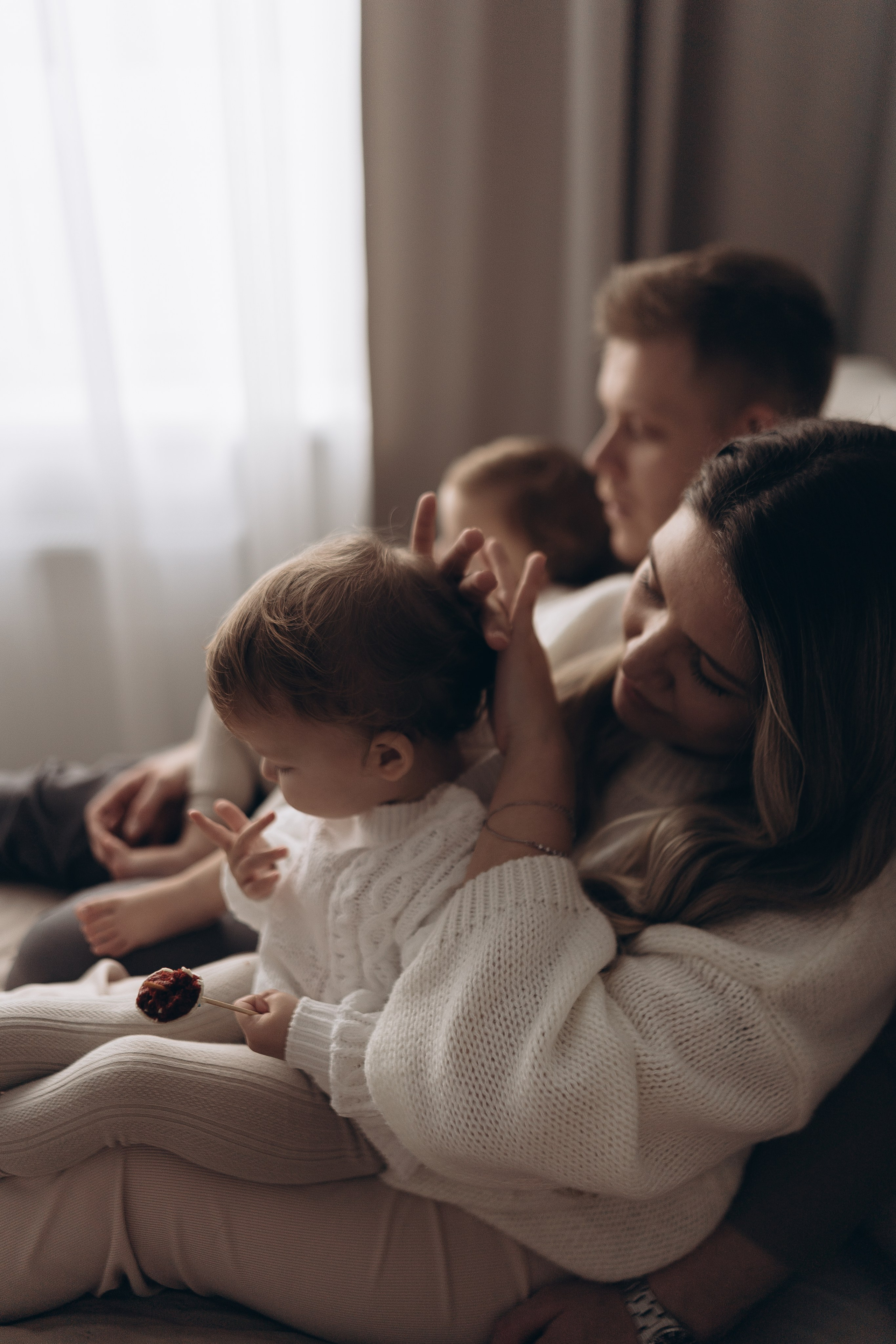 Лёша, Лена, Ева и Лея. Семейный и домашний фотограф в Уфе Ирина Гарасюта