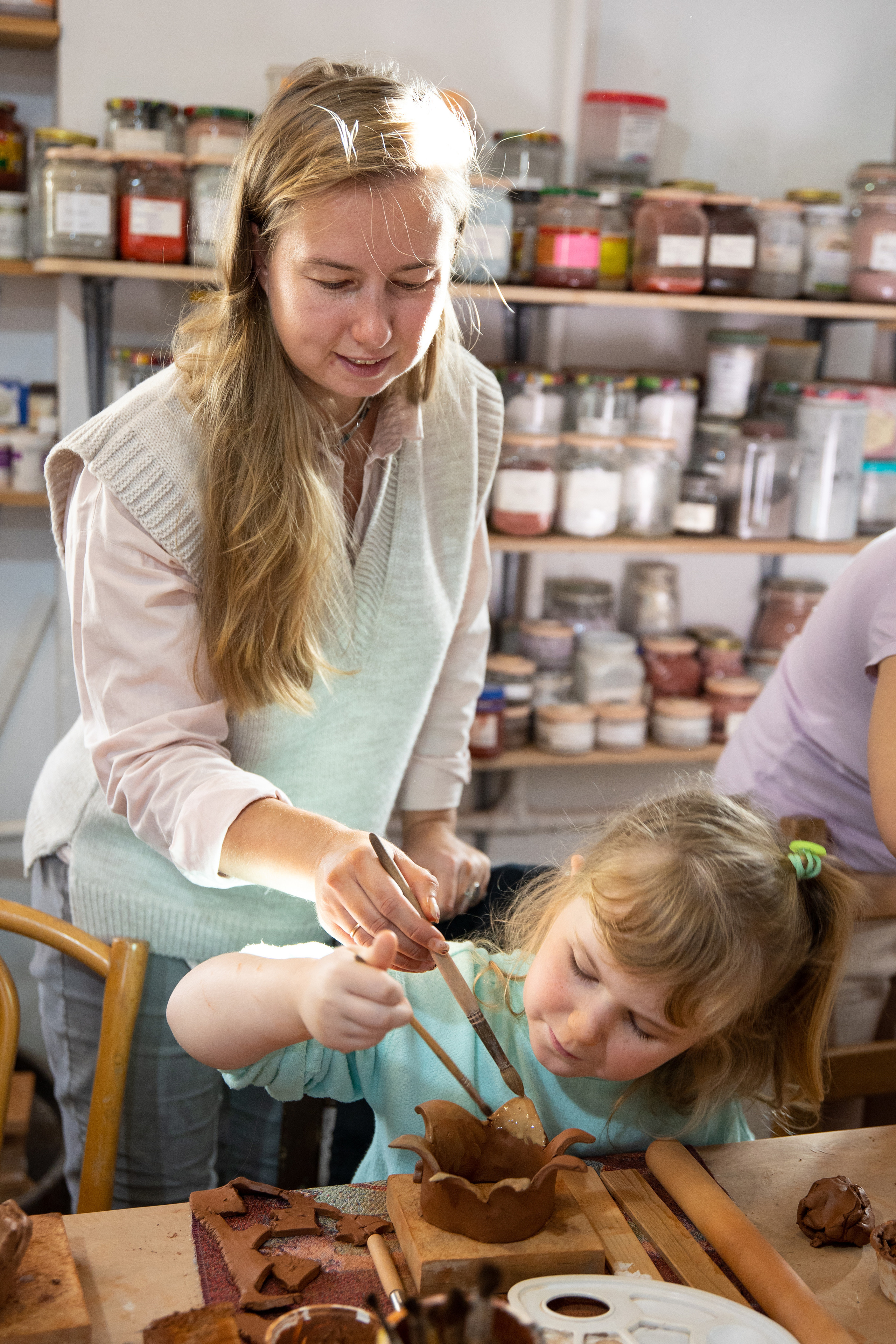 День рождения в студии керамики. Семейный и свадебный фотограф в Санкт-Петербурге Татьяна Швыкова