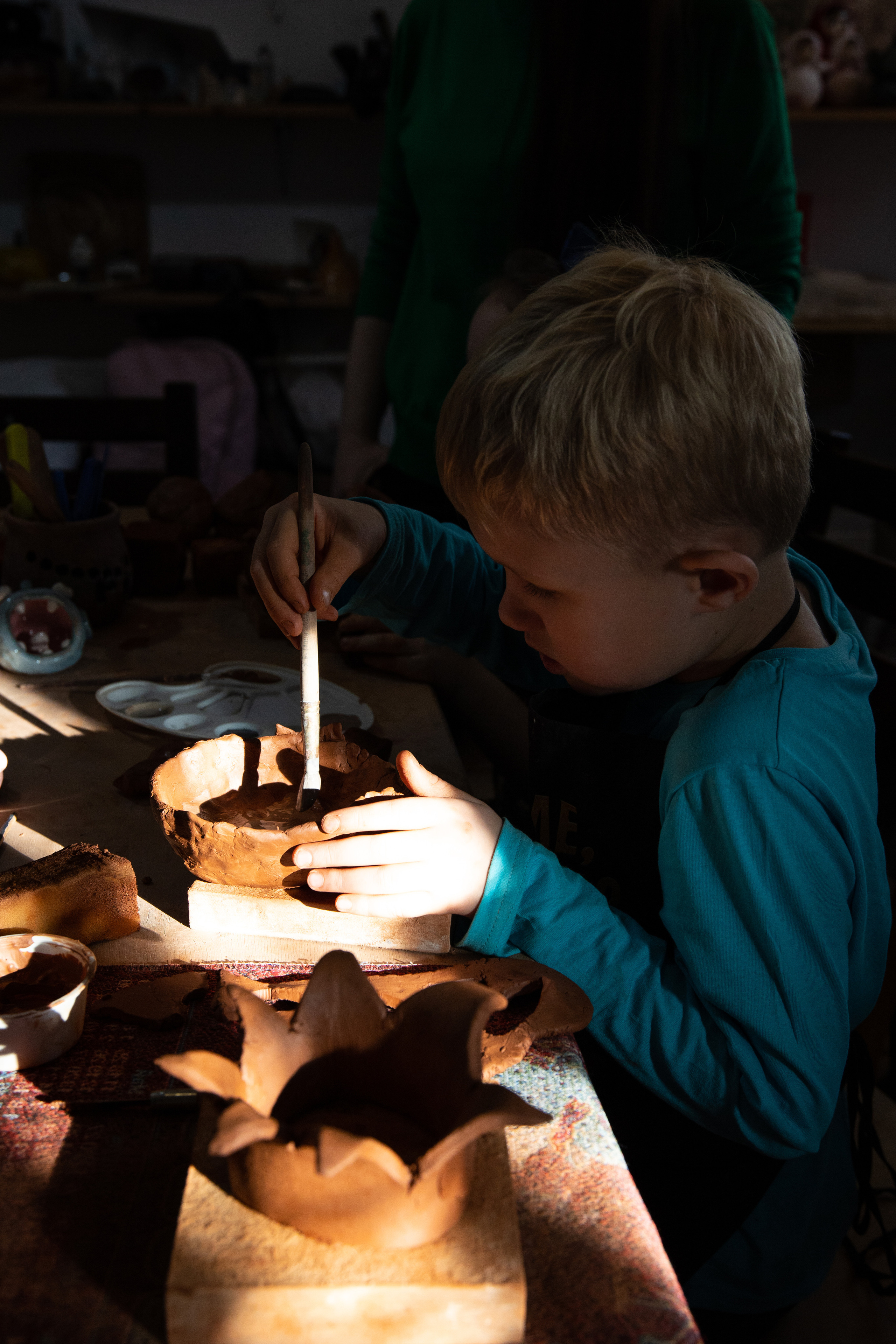 День рождения в студии керамики. Семейный и свадебный фотограф в Санкт-Петербурге Татьяна Швыкова