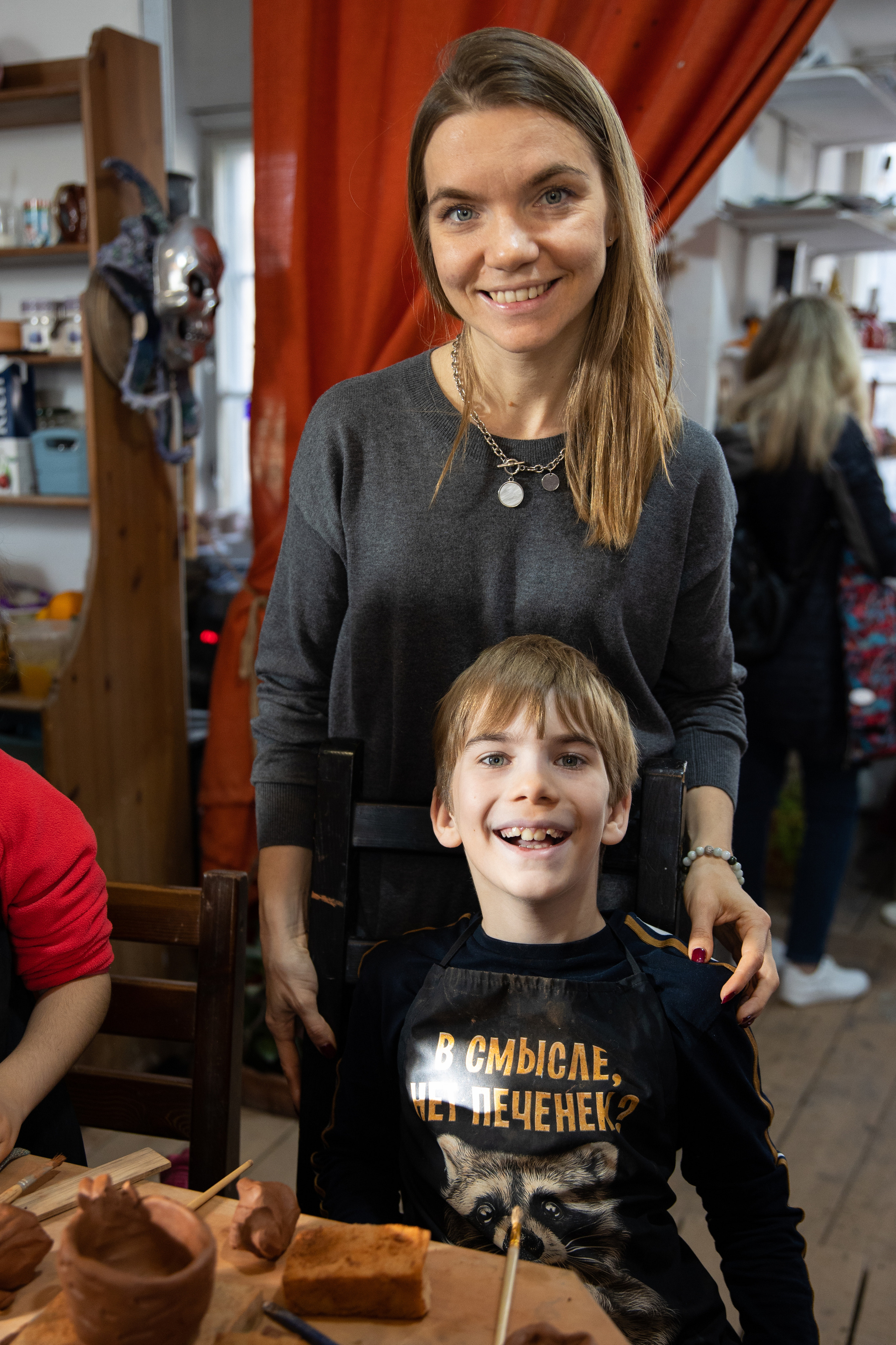 День рождения в студии керамики. Семейный и свадебный фотограф в Санкт-Петербурге Татьяна Швыкова