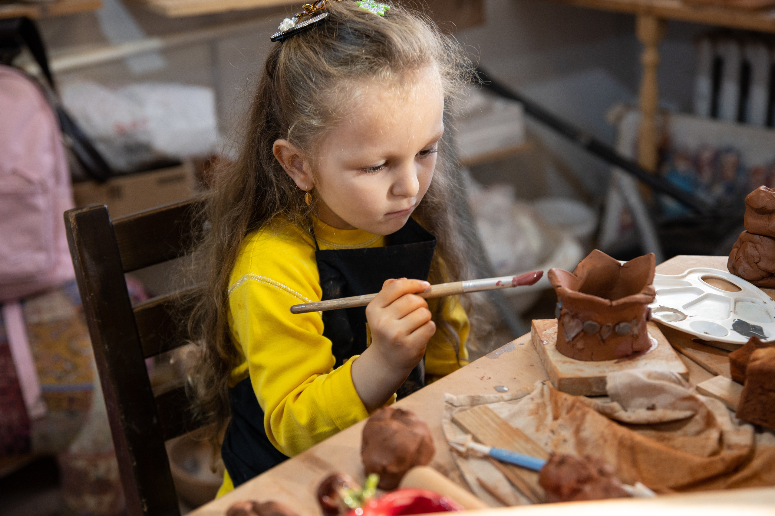 День рождения в студии керамики. Семейный и свадебный фотограф в Санкт-Петербурге Татьяна Швыкова