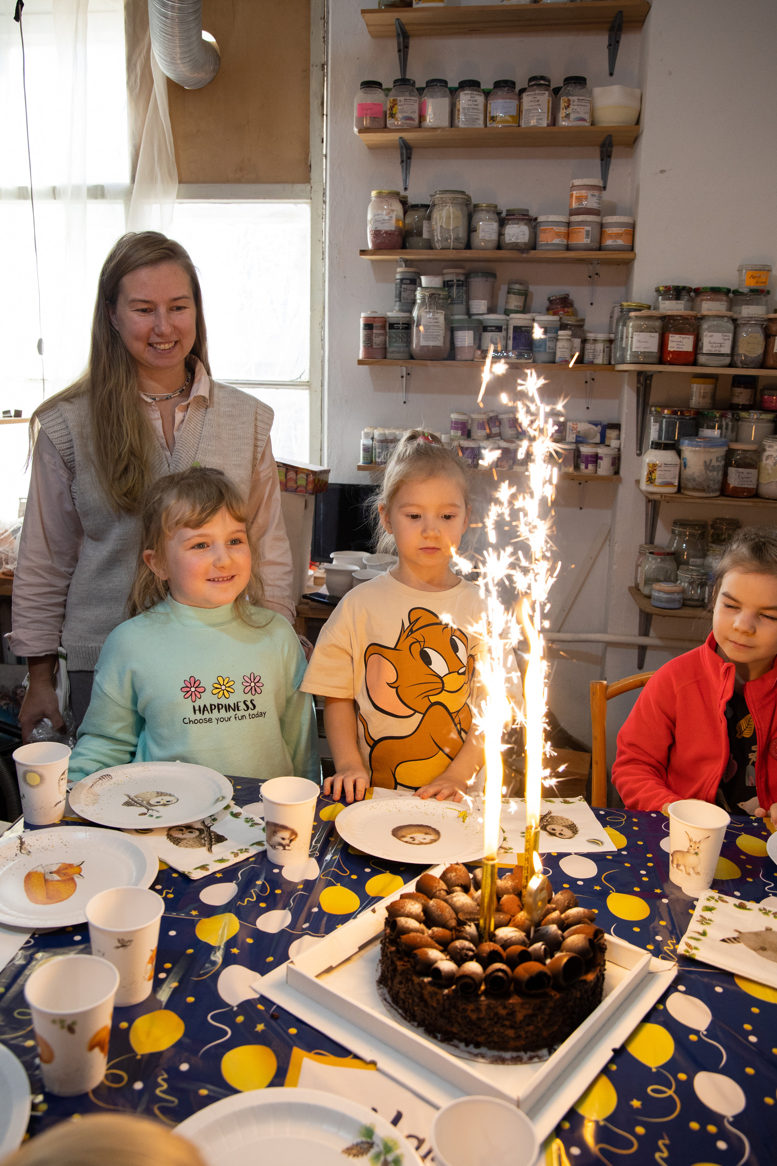 День рождения в студии керамики. Семейный и свадебный фотограф в Санкт-Петербурге Татьяна Швыкова