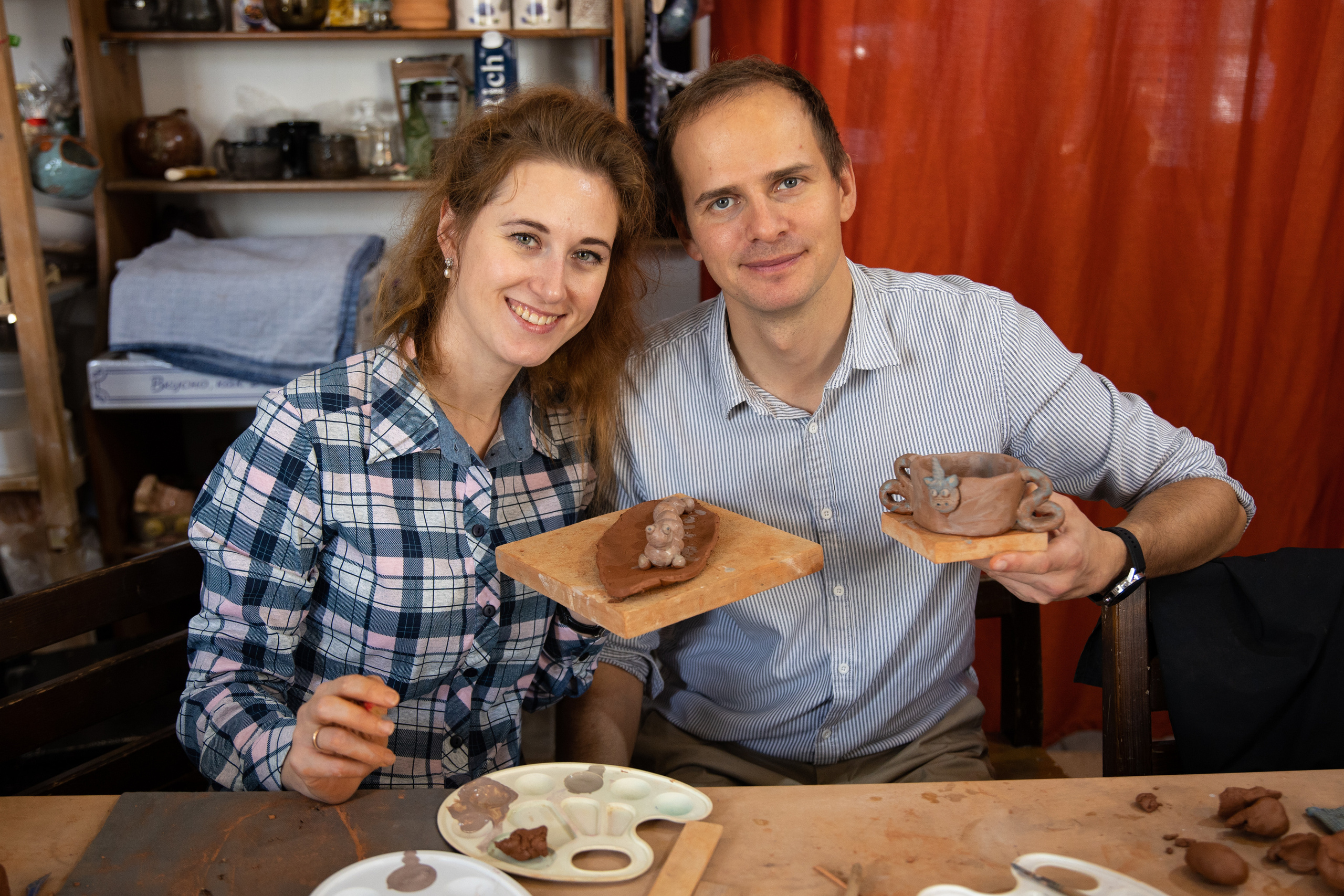 День рождения в студии керамики. Семейный и свадебный фотограф в Санкт-Петербурге Татьяна Швыкова