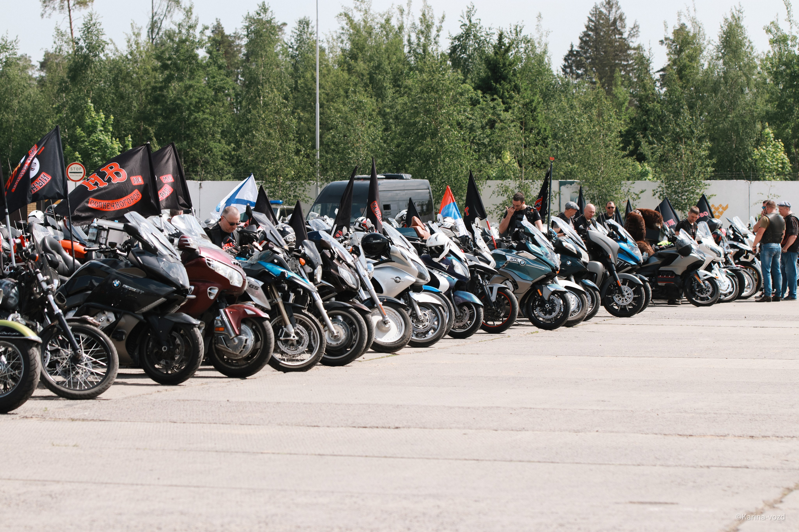 36-ти летие мотоклуба «Ночные Волки». Репортажный фотограф в Москве и Зеленограде Karina-vozd