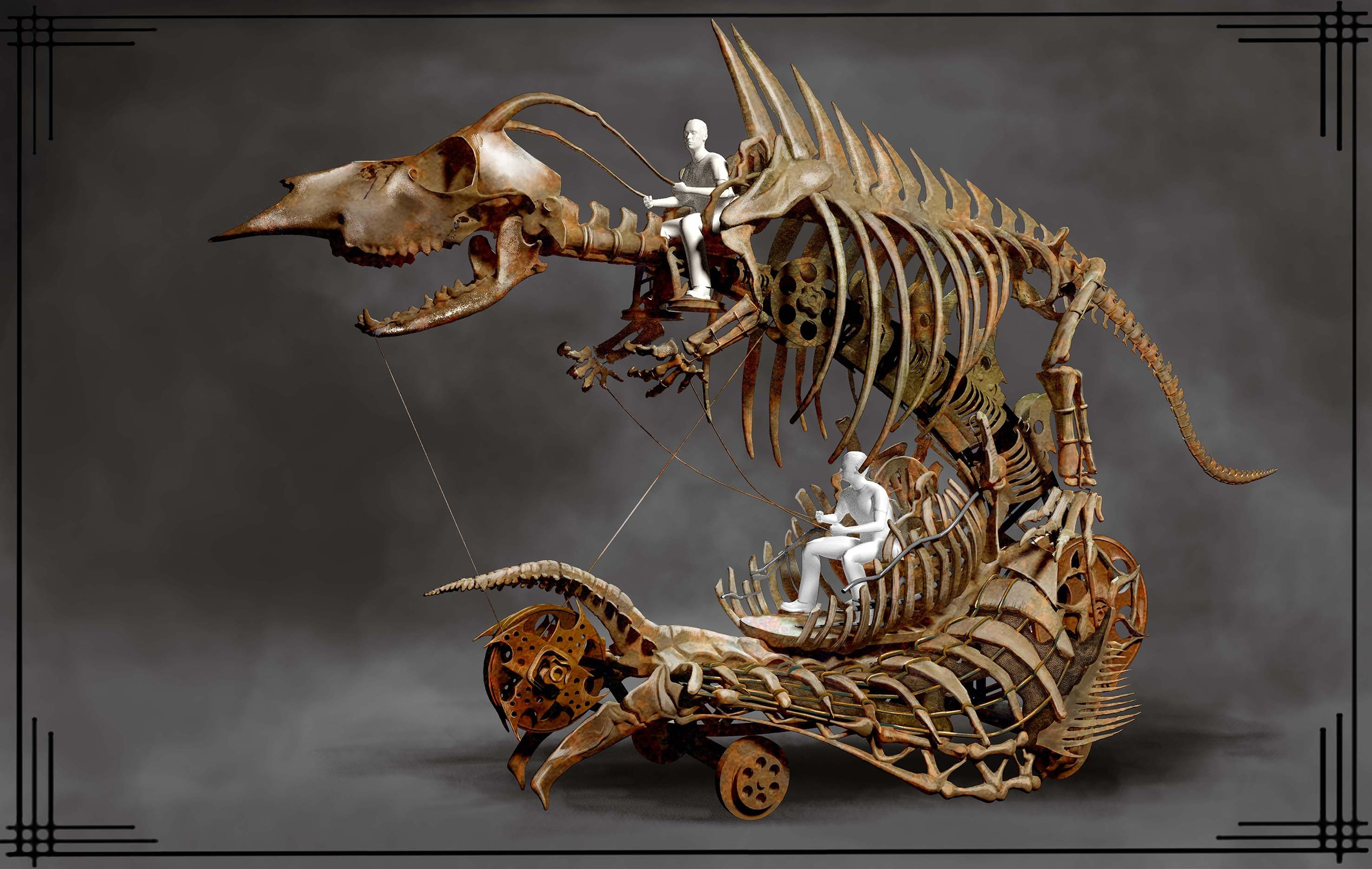 THEME PARK FLOATS. Munina Dina. Set design portfolio