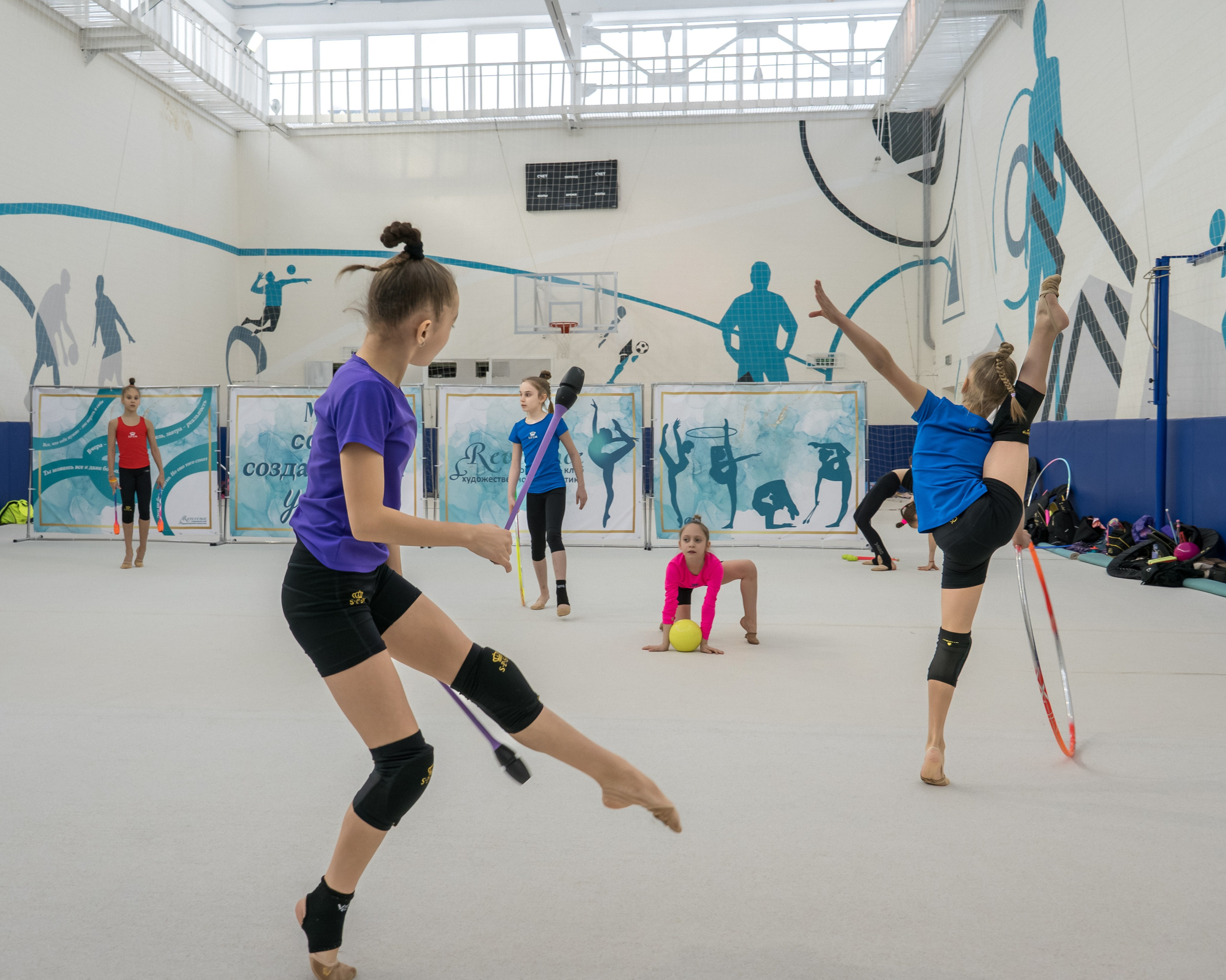 Тренировочный процесс. Художественная гимнастика. Фотограф в Москве