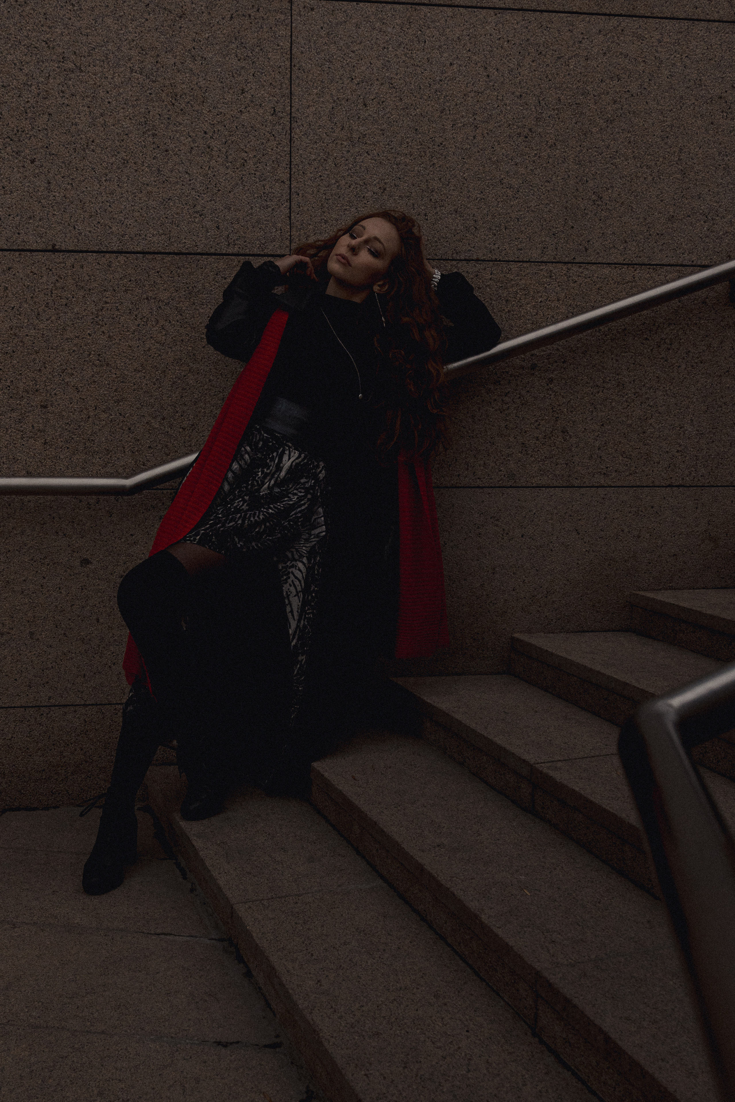 Маша. Съемка ночью в огнях мегаполиса. Фотографирую пары и индивидуальные съемки в Алматы Шунько Ирина