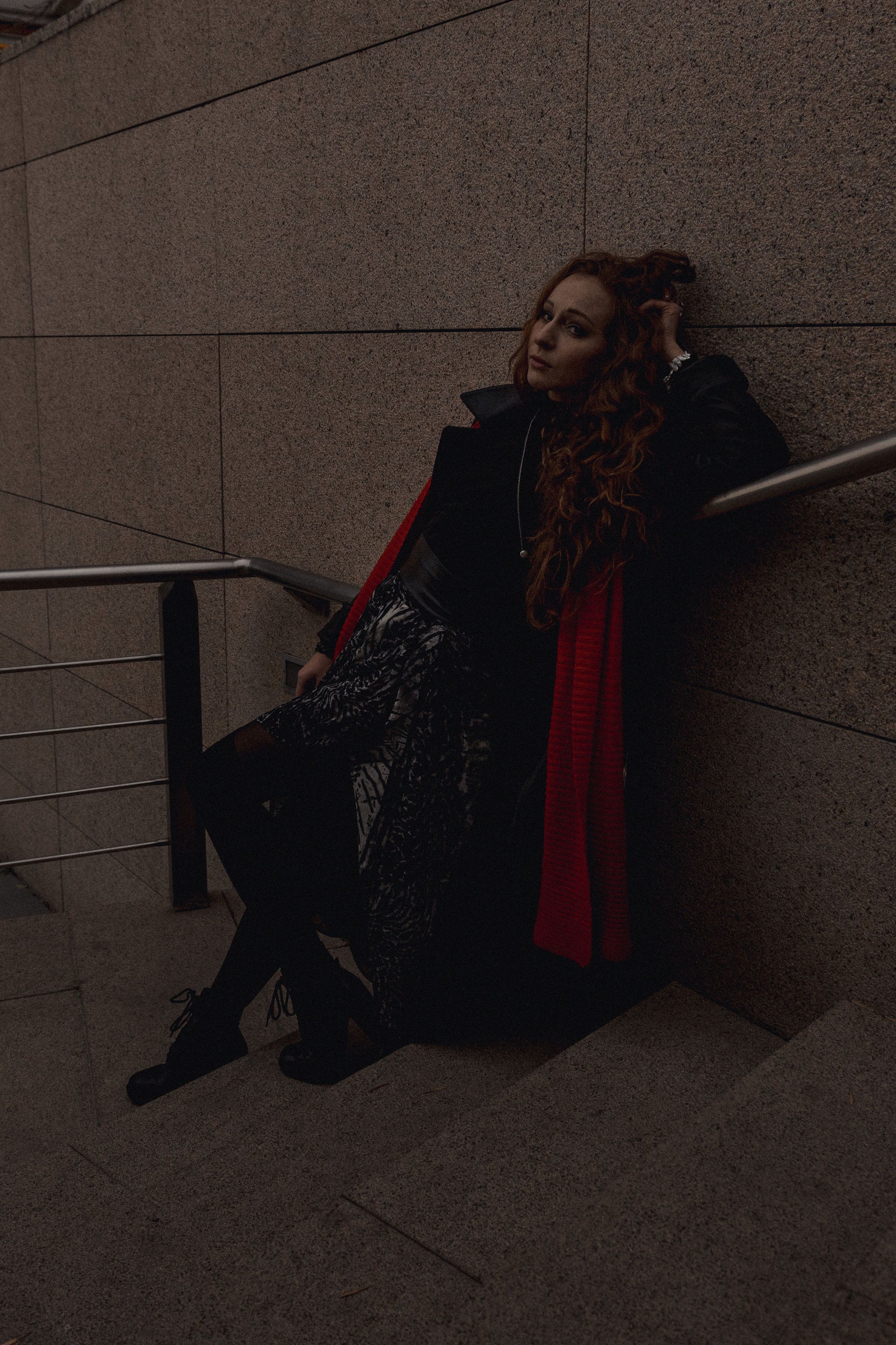 Маша. Съемка ночью в огнях мегаполиса. Фотографирую пары и индивидуальные съемки в Алматы Шунько Ирина