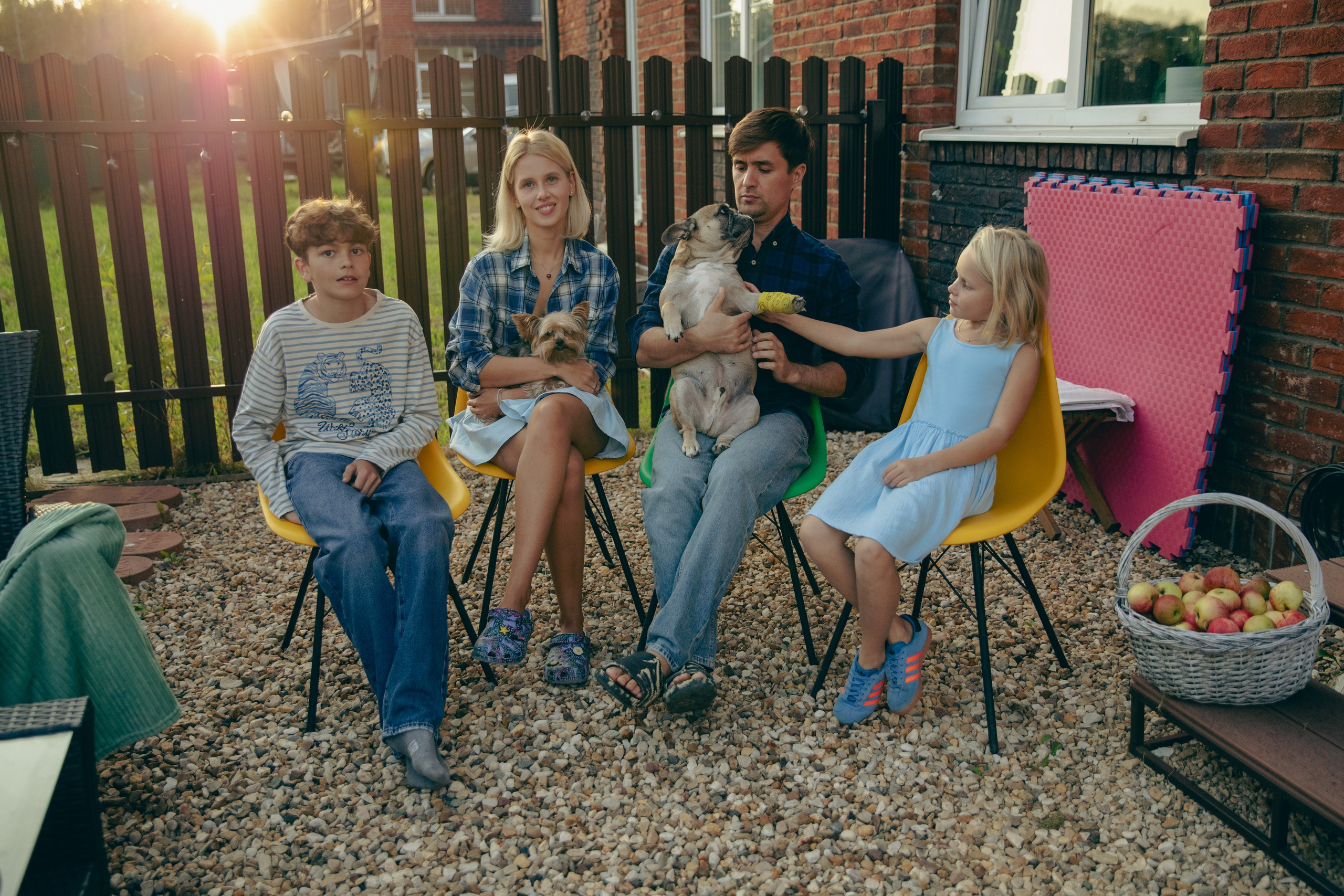 За городом. Фотограф текстиля в Москве Ольга Иванова