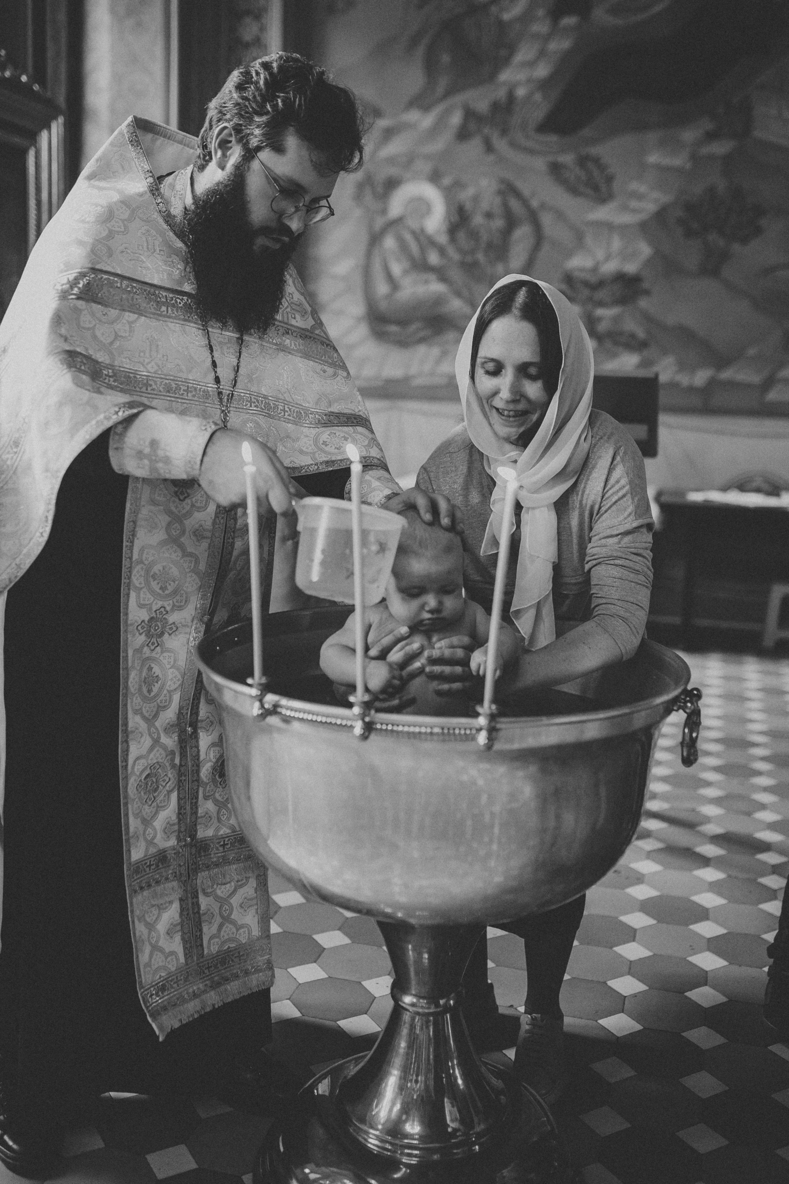 Фотосессия крещения. Фотограф Лебедева Наталья