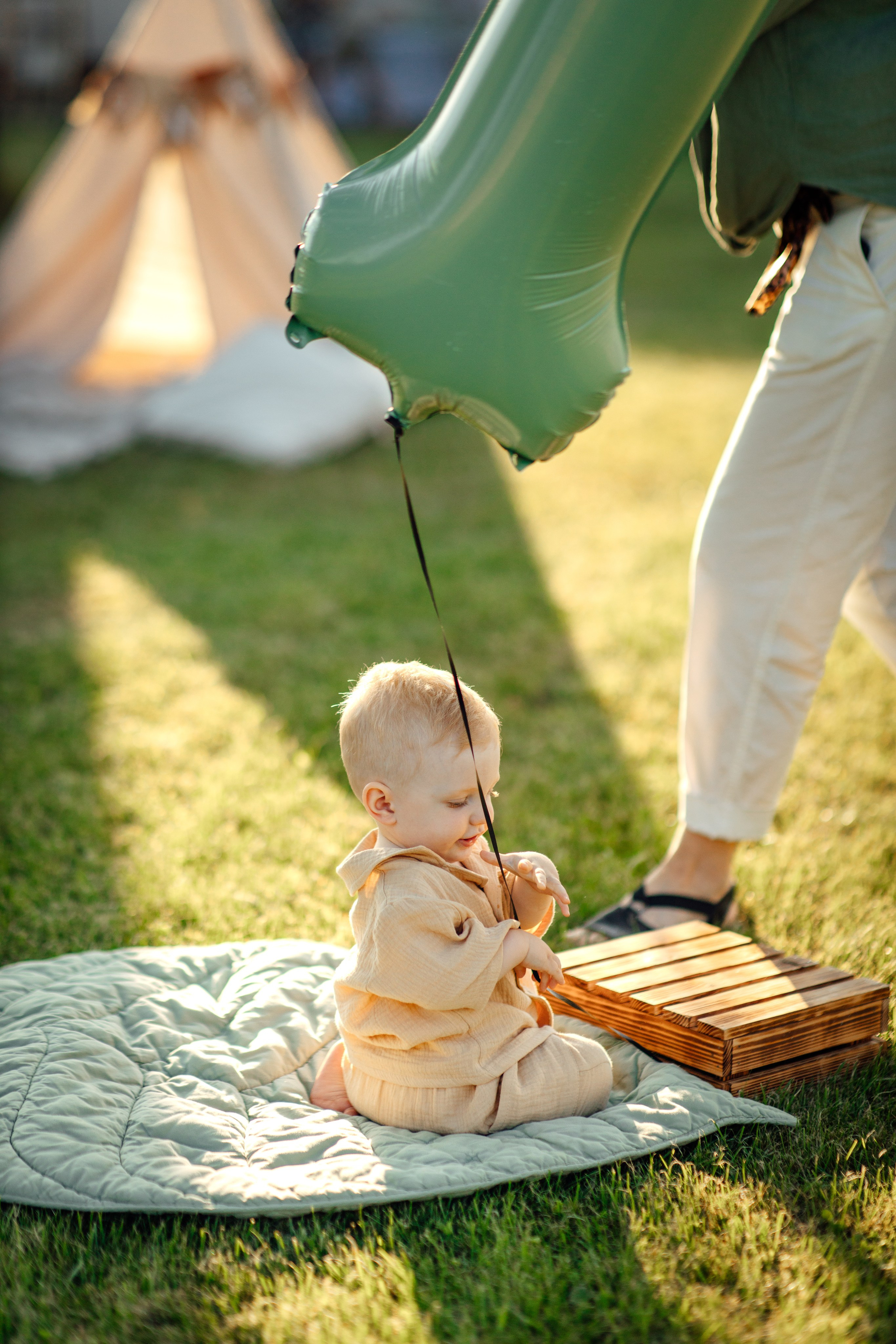 Максику 1 годик, отмечаем дома