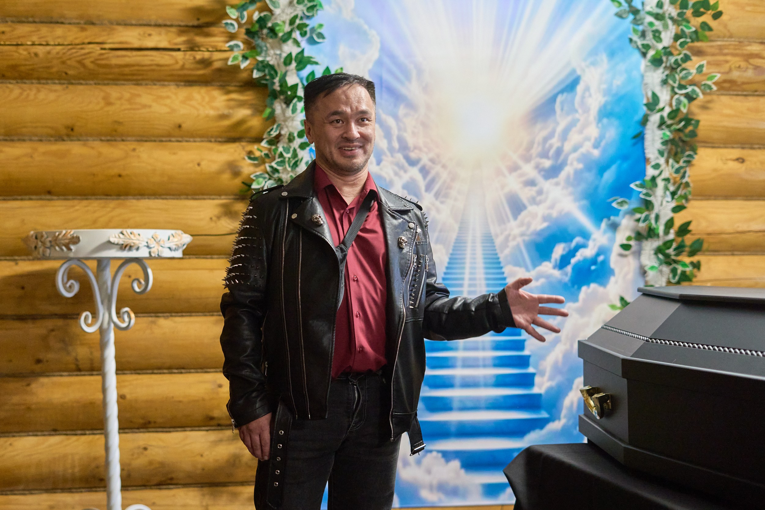 Открытие бальзаматорской «Кадавр». Фотограф Екатерина Зорина