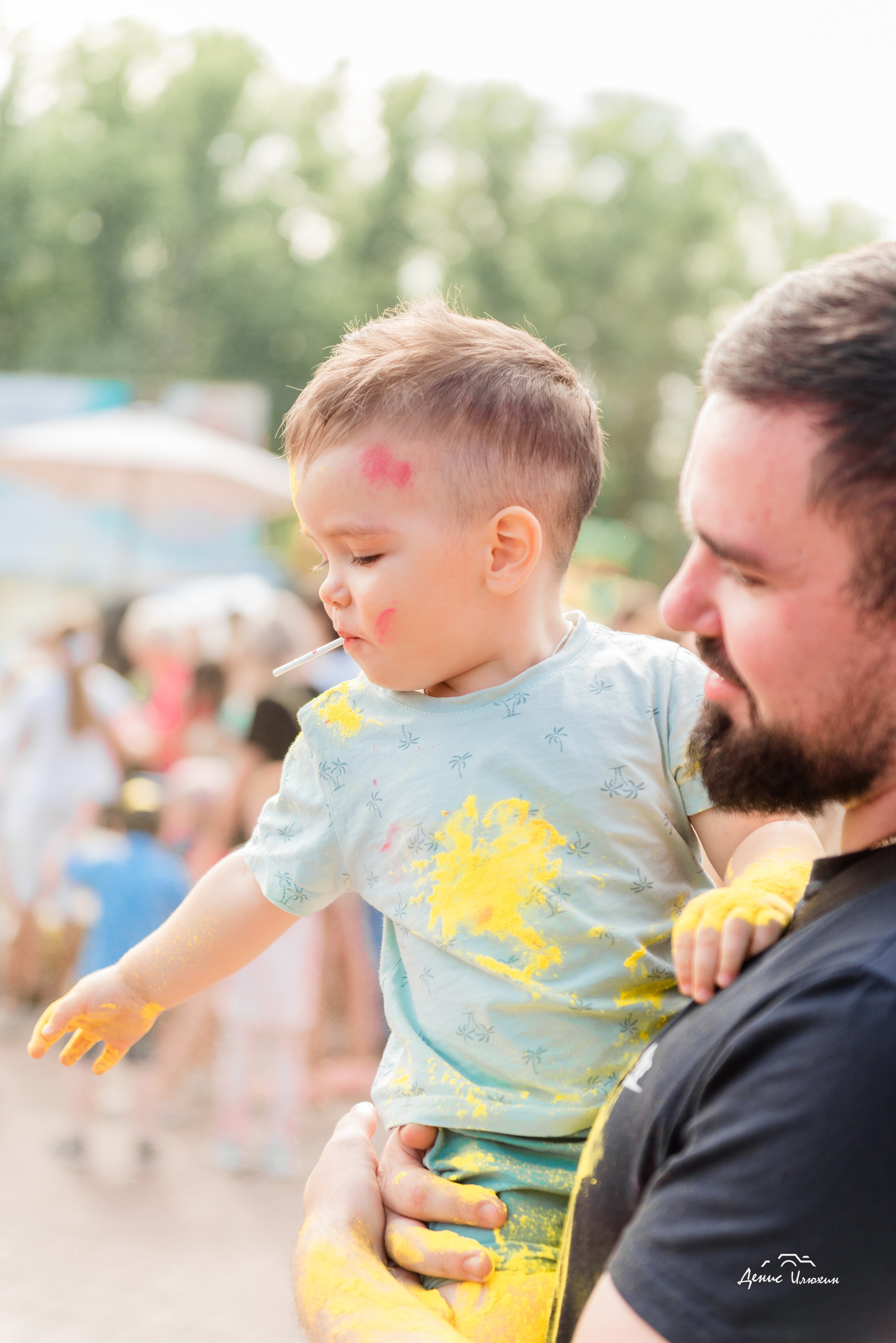 Краски Холи в Комсомольском Парке 2023. Детский фотограф, семейный фотограф и репортажи в Кемерово
