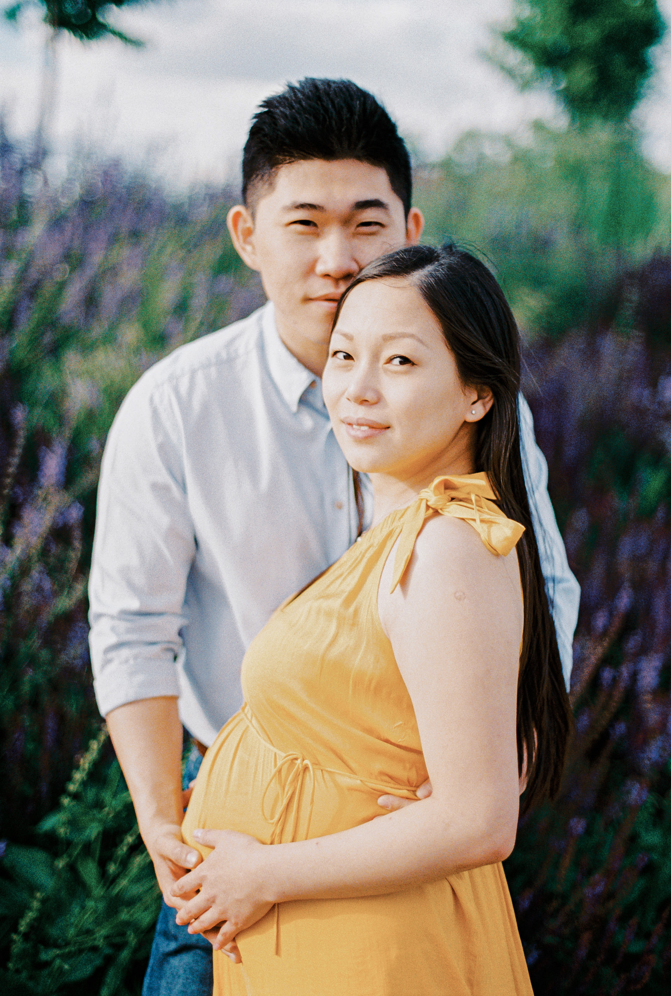 Летняя, нежная фотосессия беременности в парке Музеон, Москва