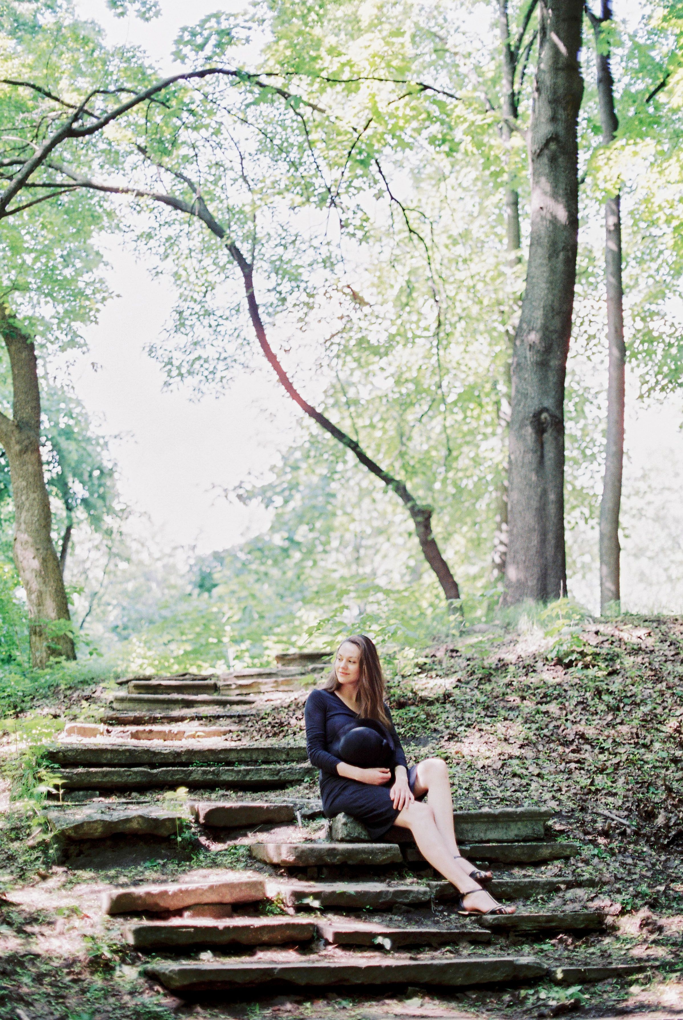 Фотосессия беременности в Москве, Нескучный Сад