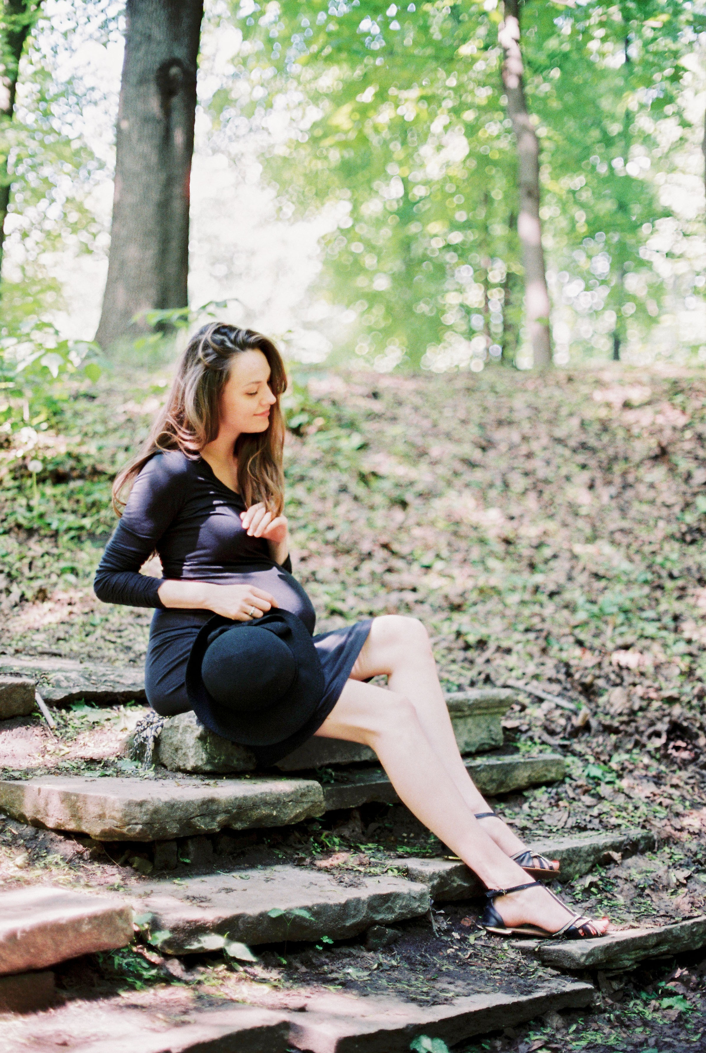 Фотосессия беременности в Москве, Нескучный Сад