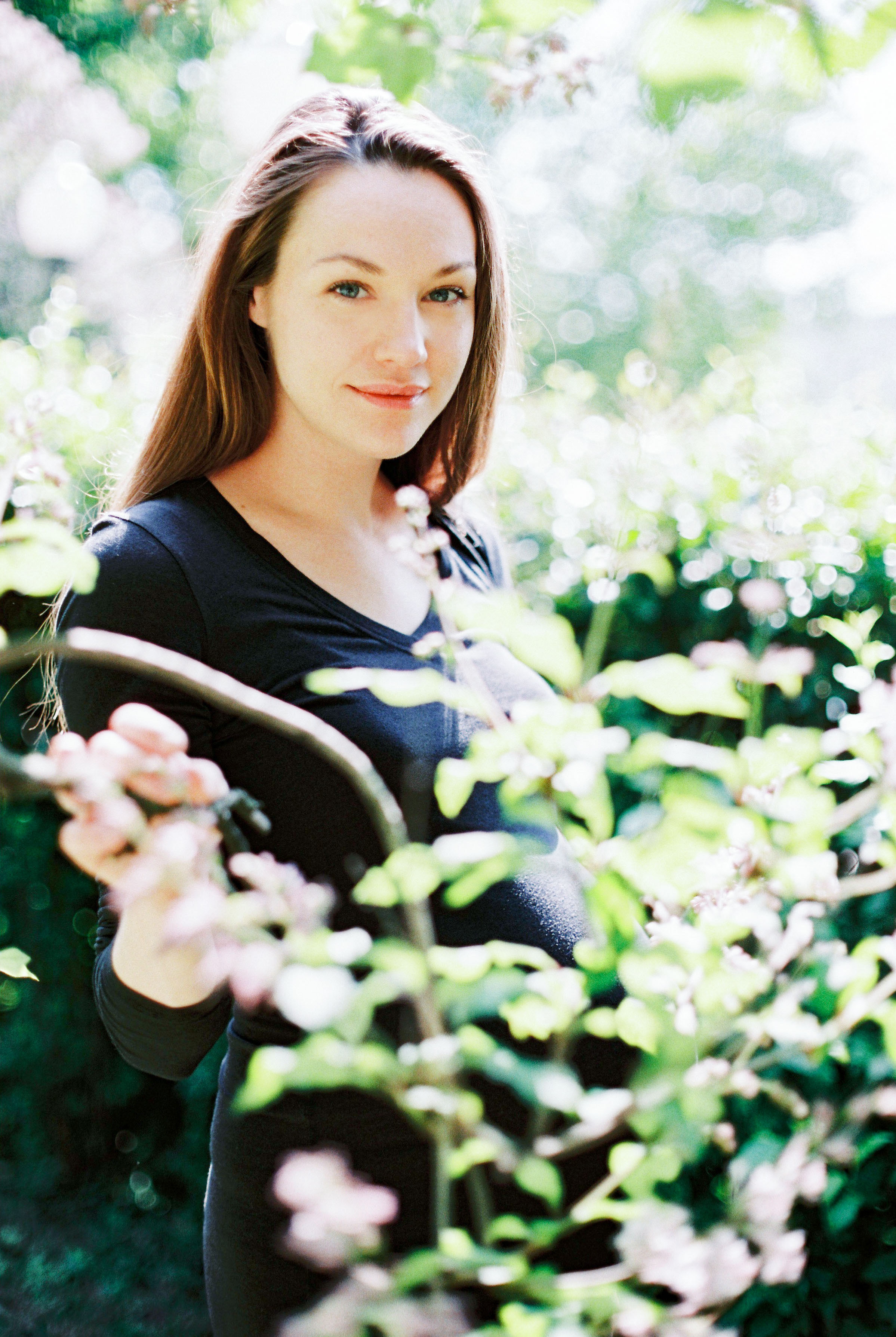 Фотосессия беременности в Москве, Нескучный Сад