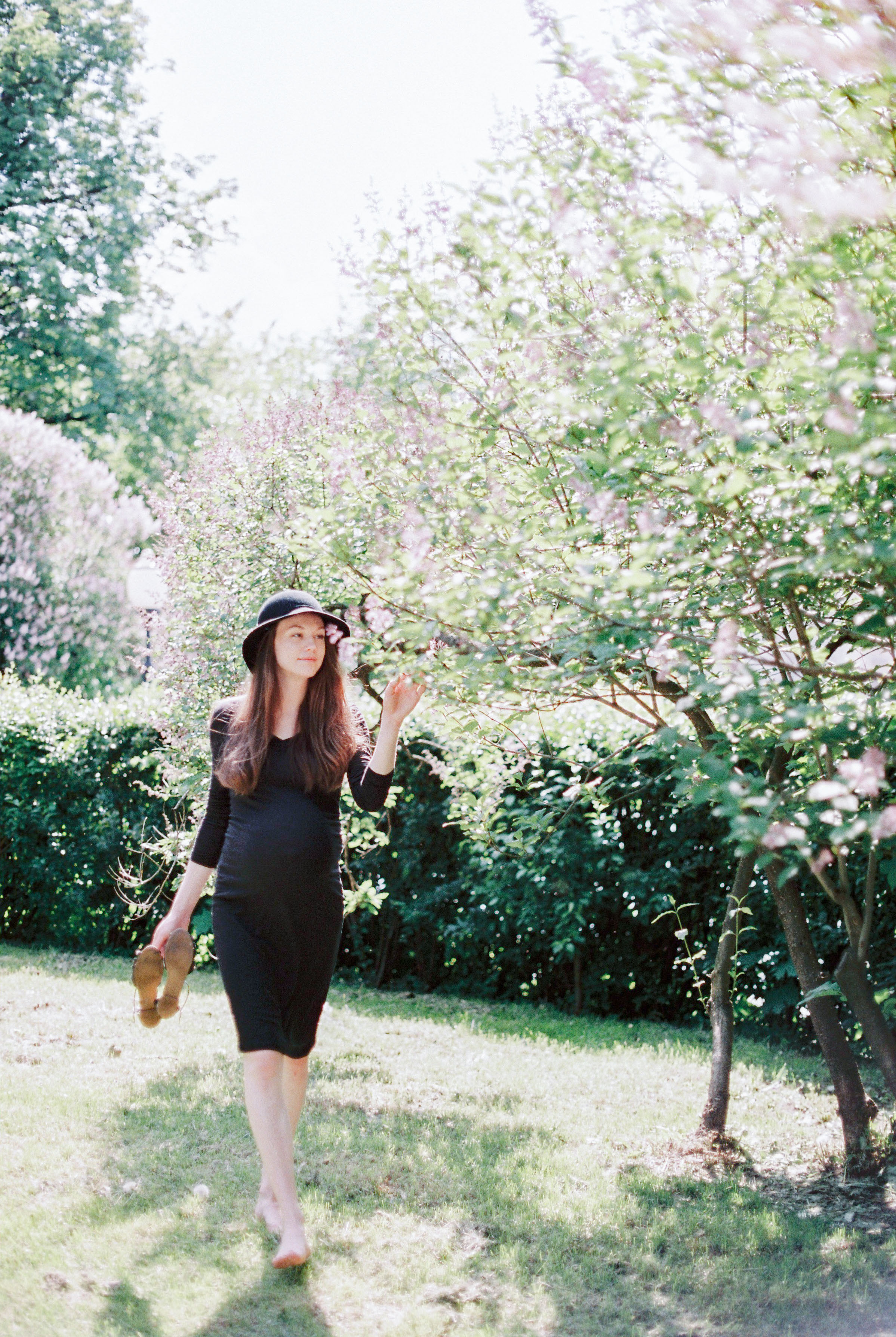 Фотосессия беременности в Москве, Нескучный Сад