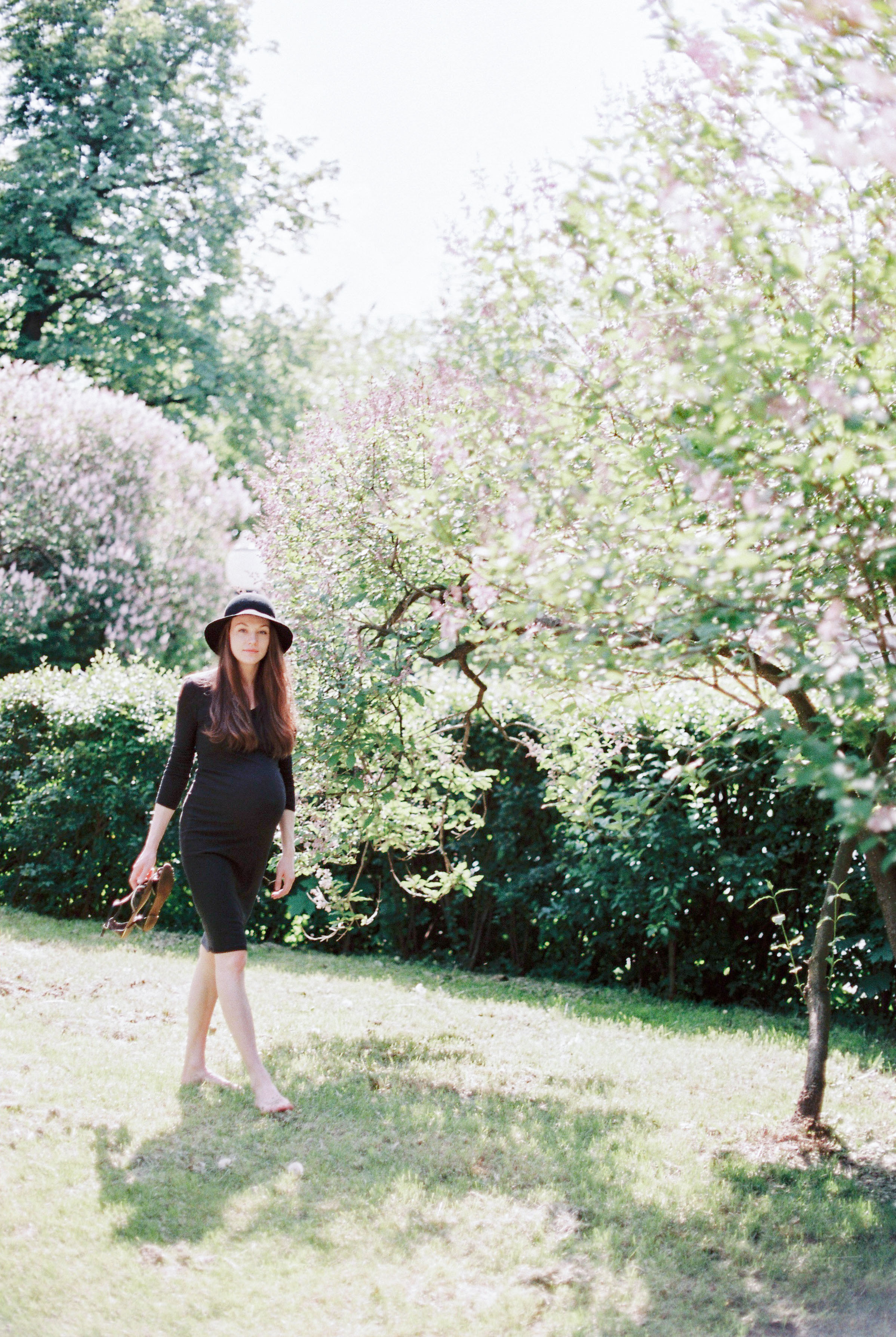 Фотосессия беременности в Москве, Нескучный Сад