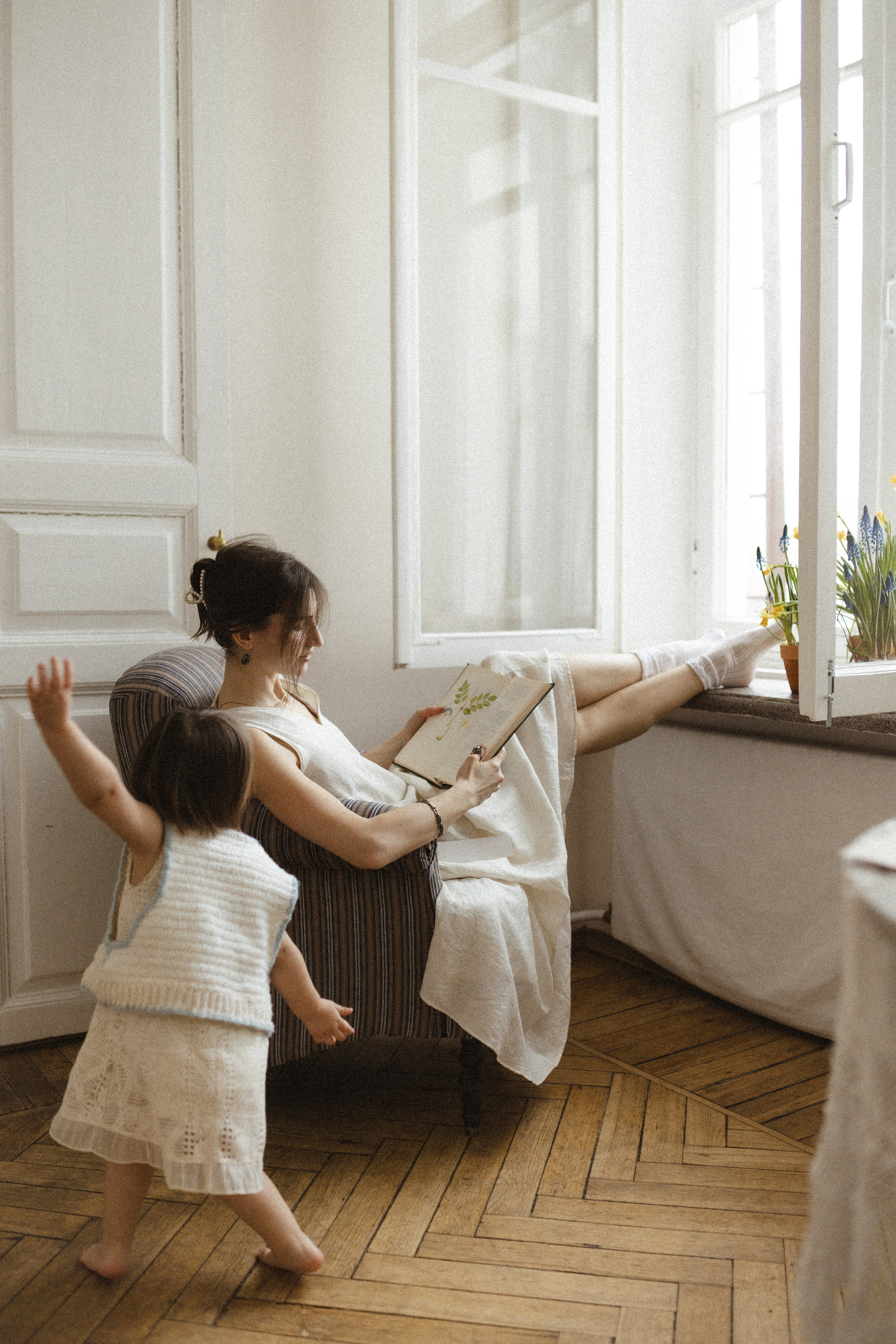 Девочки в цветах. Семейный фотограф в Москве Алина Савченко